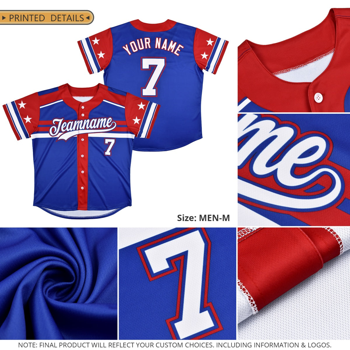 Custom White Graffiti Pattern Independence Day Baseball Jersey| KXKSHOP