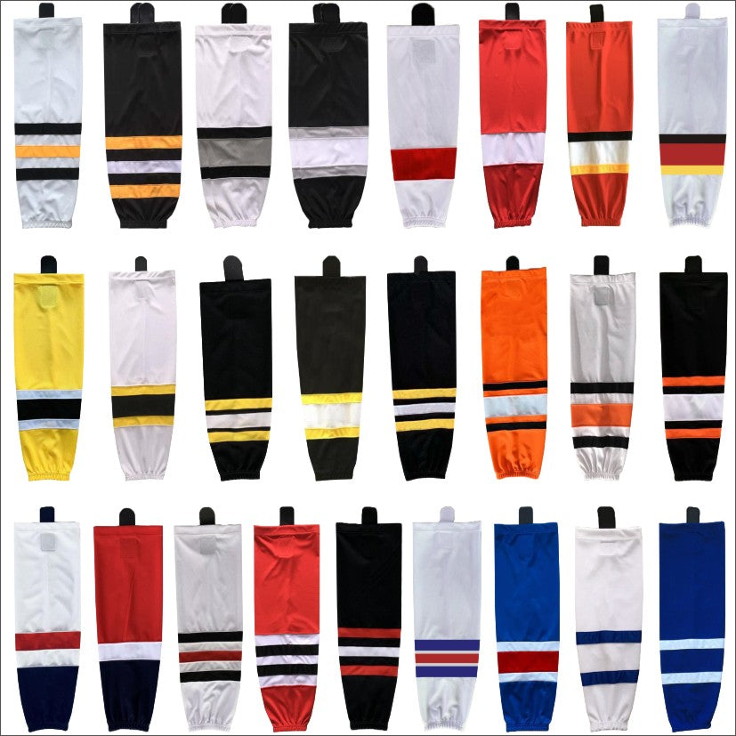 Professional Ice Hockey Socks - Multiple Team Colors Available