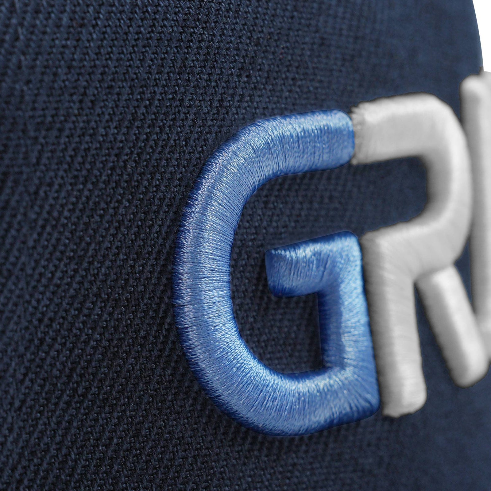 Custom White 3D Puff Embroidery Flat Embroidery Flat Eaves Sport Baseball Cap Design for Men/Women/Youth-Navy