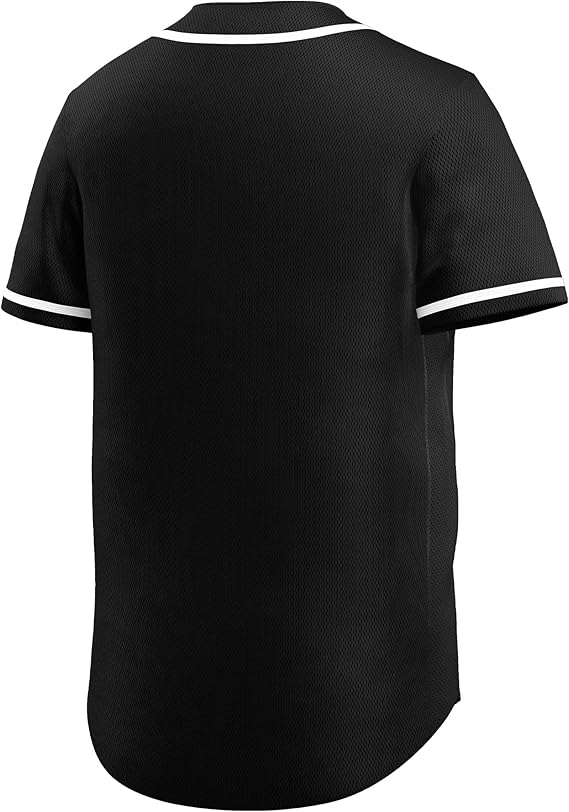 Black Gray-White Classic Style Authentic Baseball Jersey For Men Team Sports |Custom Name & Number | Durable Breathable | KXKSHOP