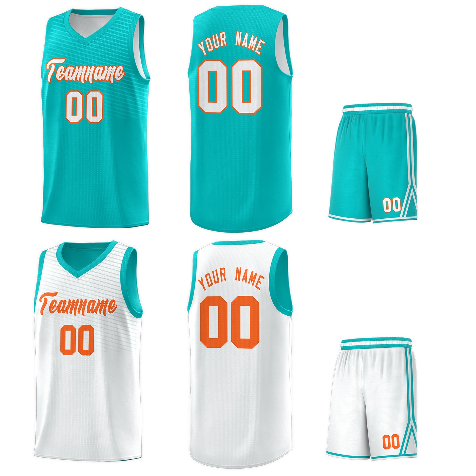 Custom White Light Green Chest Slash Patttern Sports Uniform Basketball Jersey