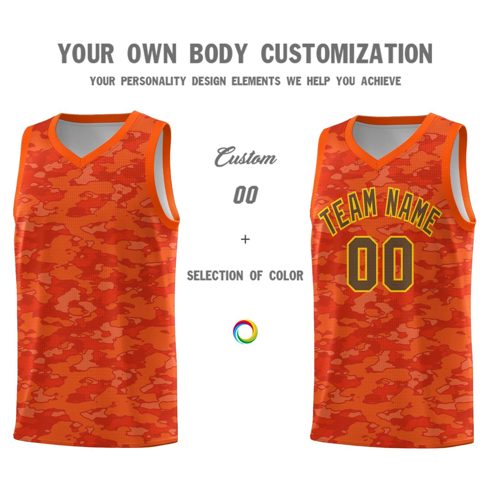 Custom Personalized Camo Sets Sports Uniform Basketball Jersey