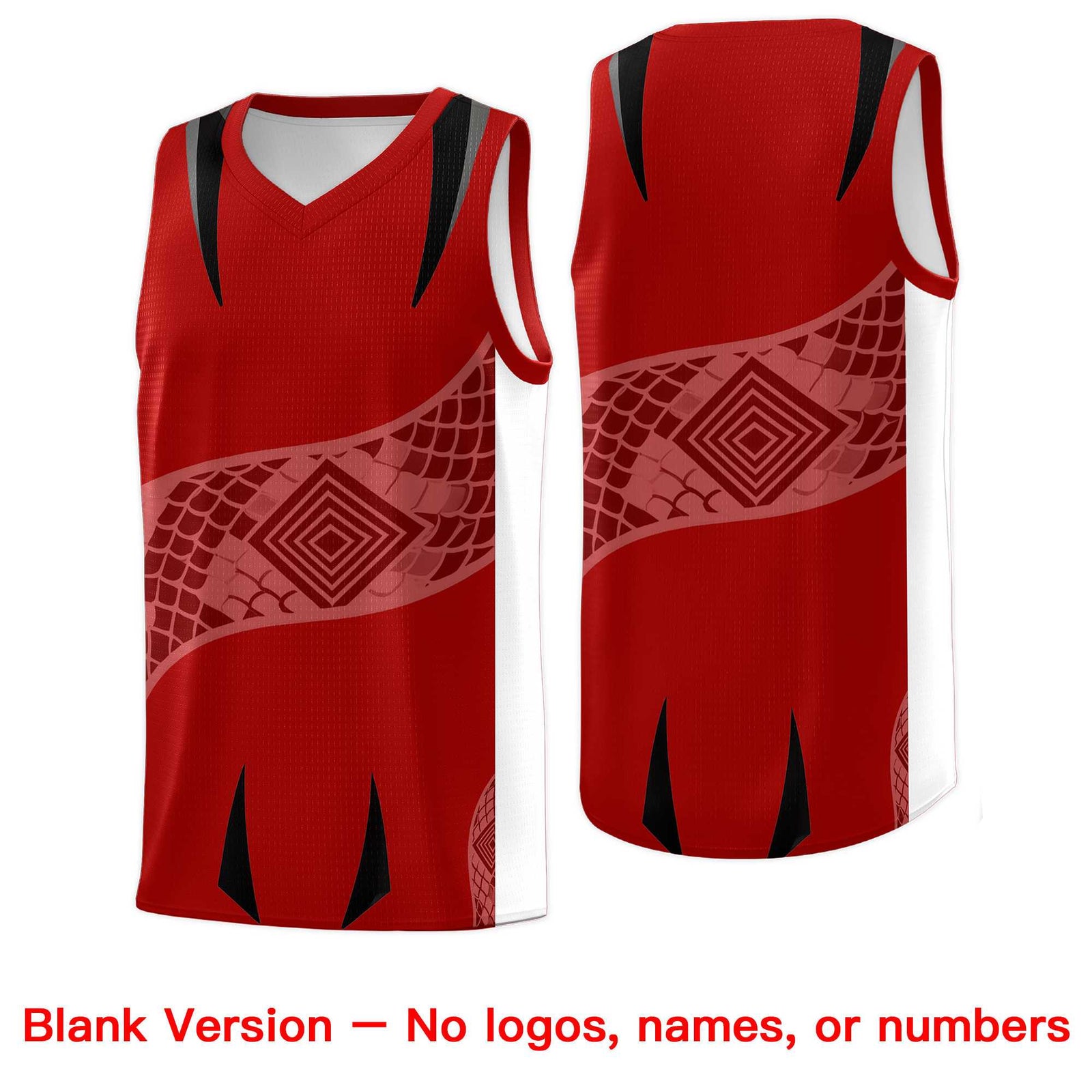 Custom White Black Snake Scale Venomous Fang for Leagues Graffiti Pattern Basketball Suit Jersey