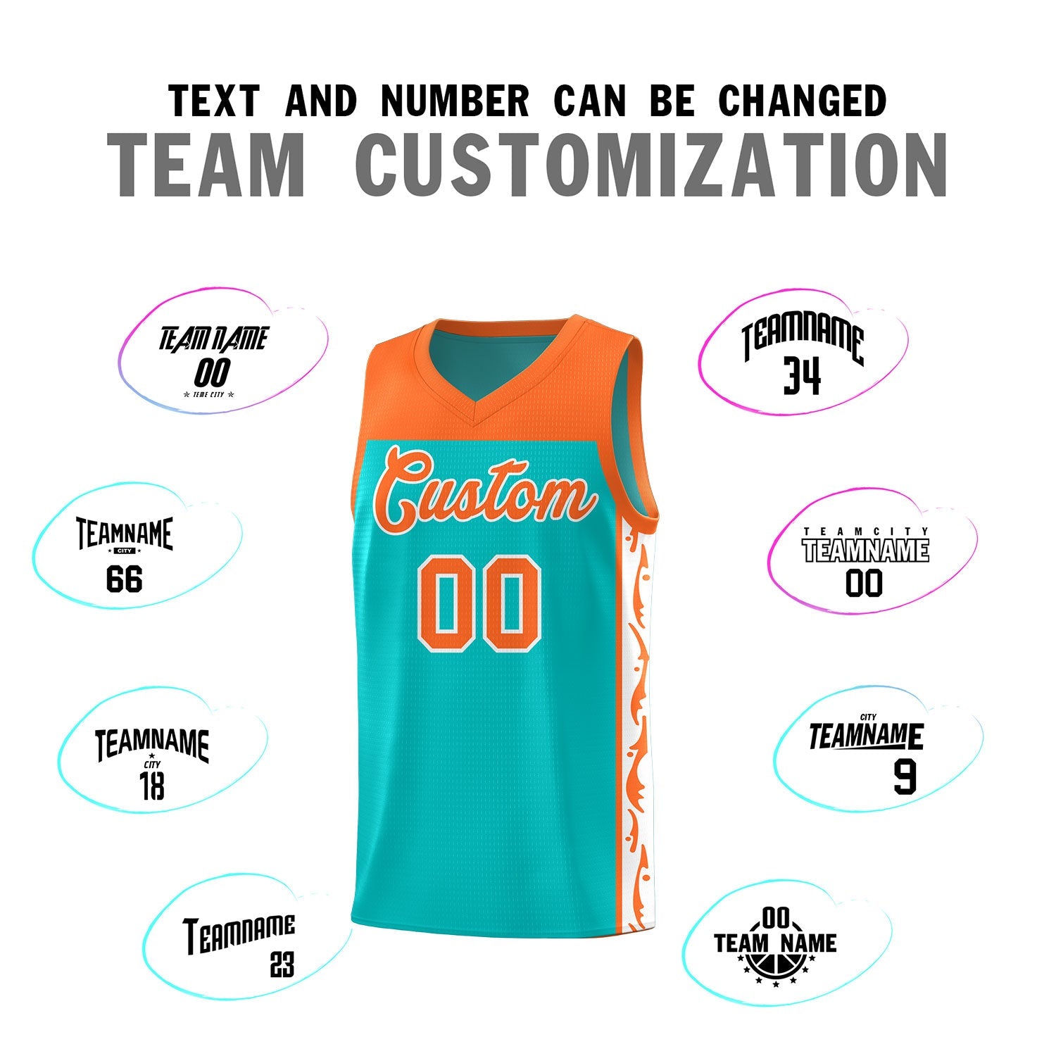 Custom Bright Green Side Pattern Sports Uniform Basketball Jersey