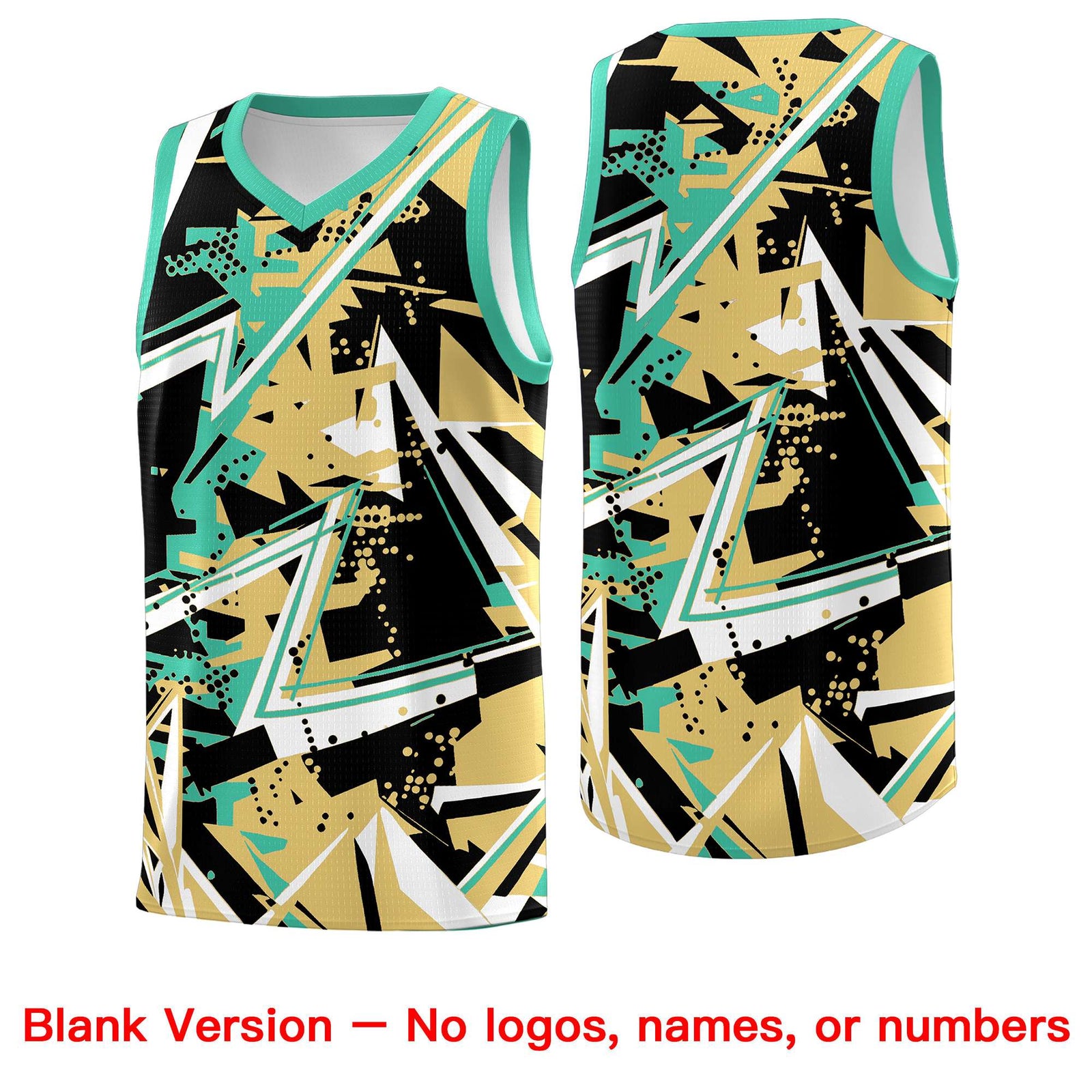 Custom Youth Basketball Jerseys Old Gold Bright Green Abstract Graffiti Personalized Street Style Uniform