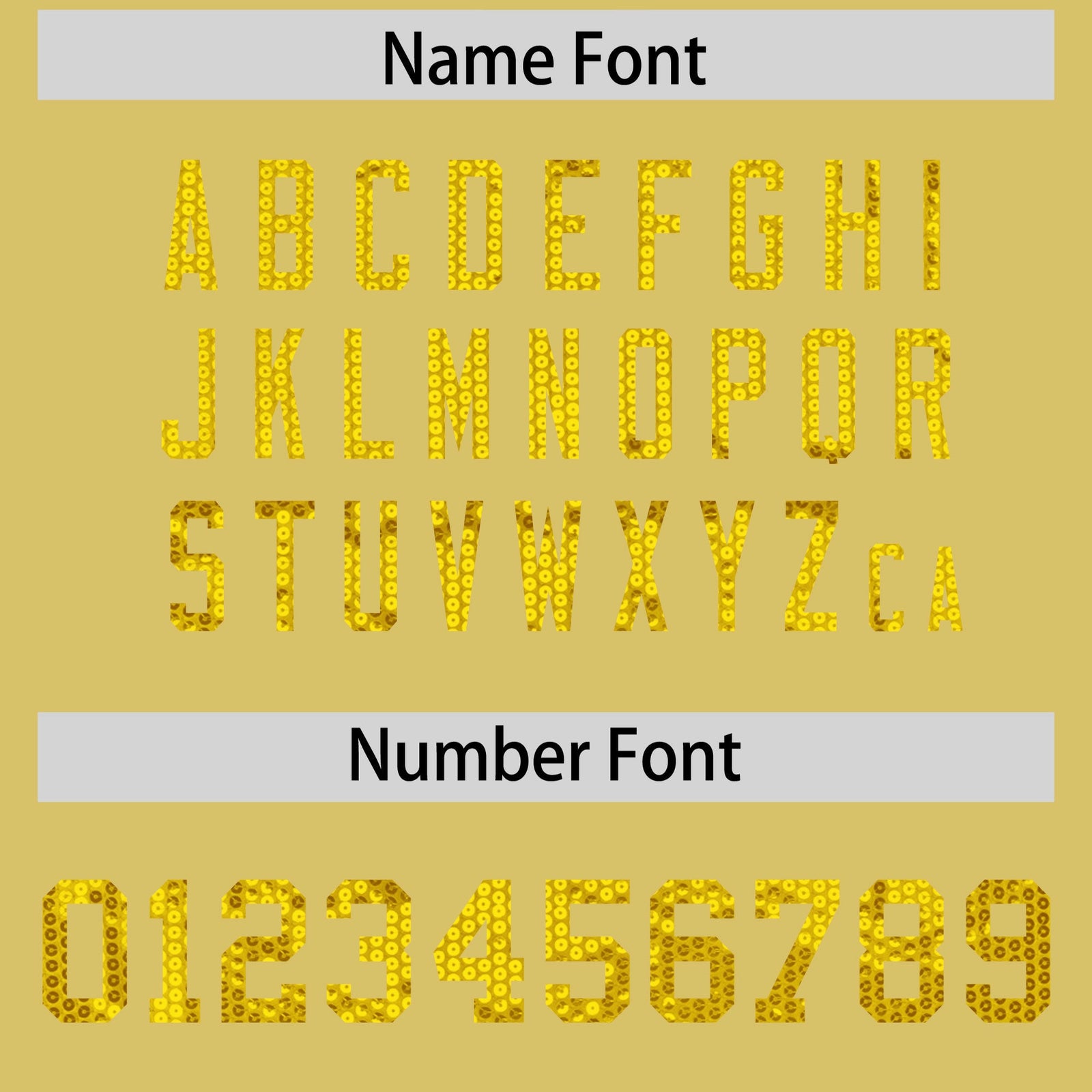 Custom Old Gold Sequined Tops Athletic Basketball Jersey