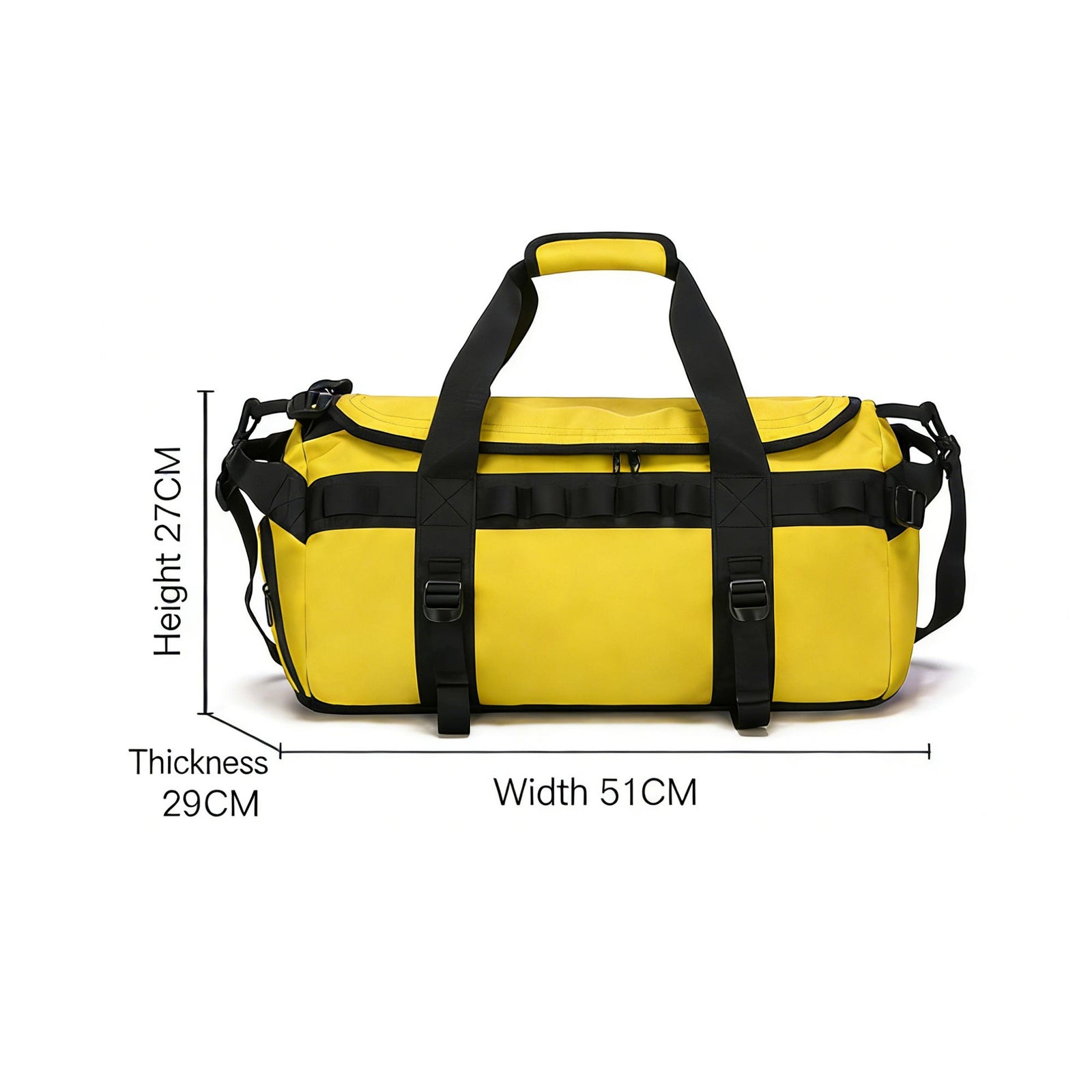 Waterproof Camping Duffel Bag – Outdoor Travel Storage Bag with Wet Dry Compartment