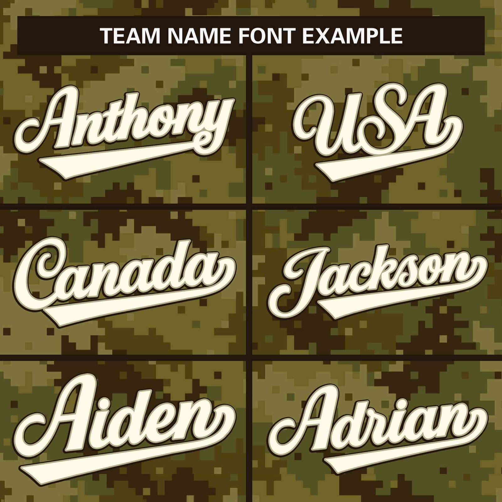 Custom Camo Cream Green-Brown Authentic Baseball Jersey