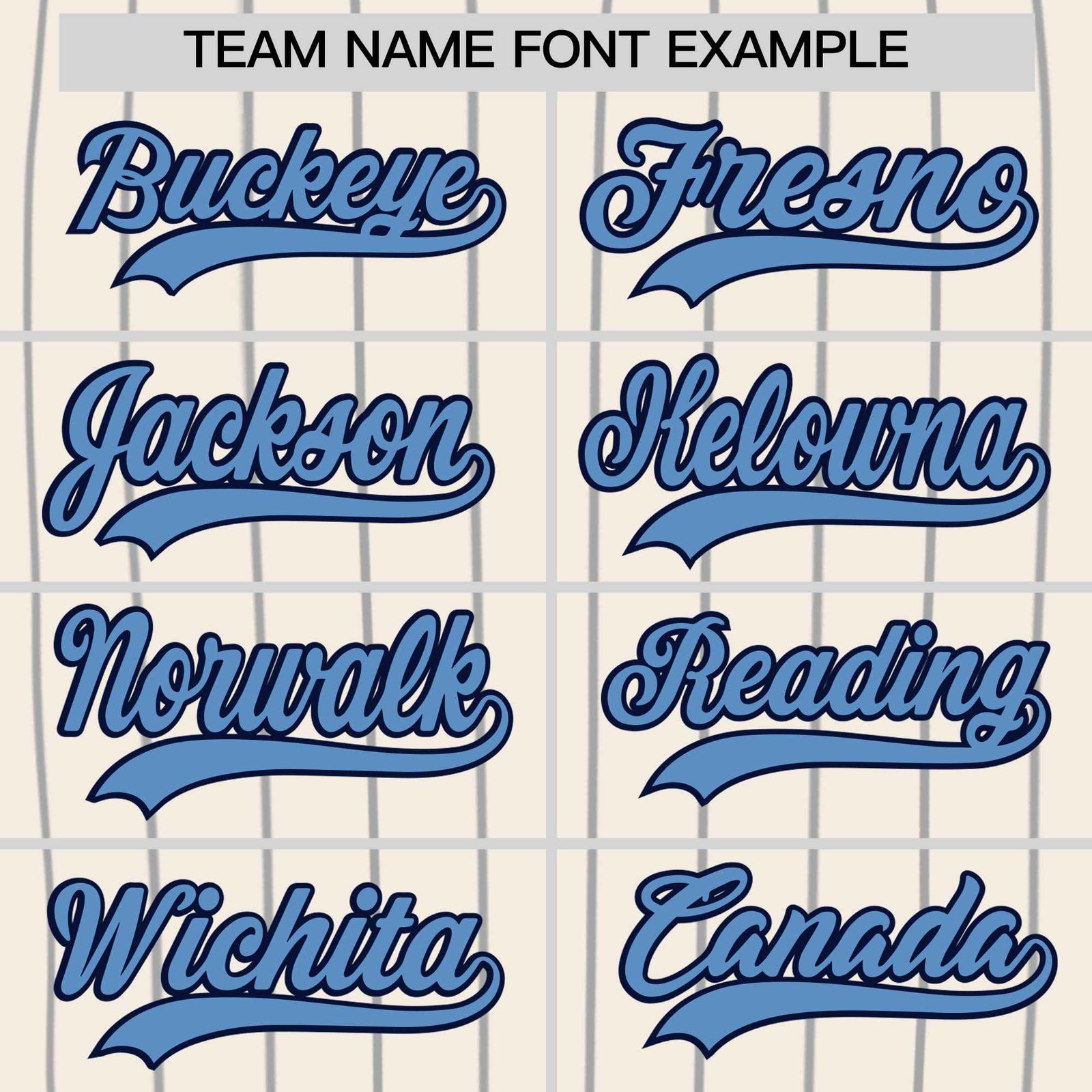 Custom White Light Blue Pinstripe Authentic Baseball Jersey