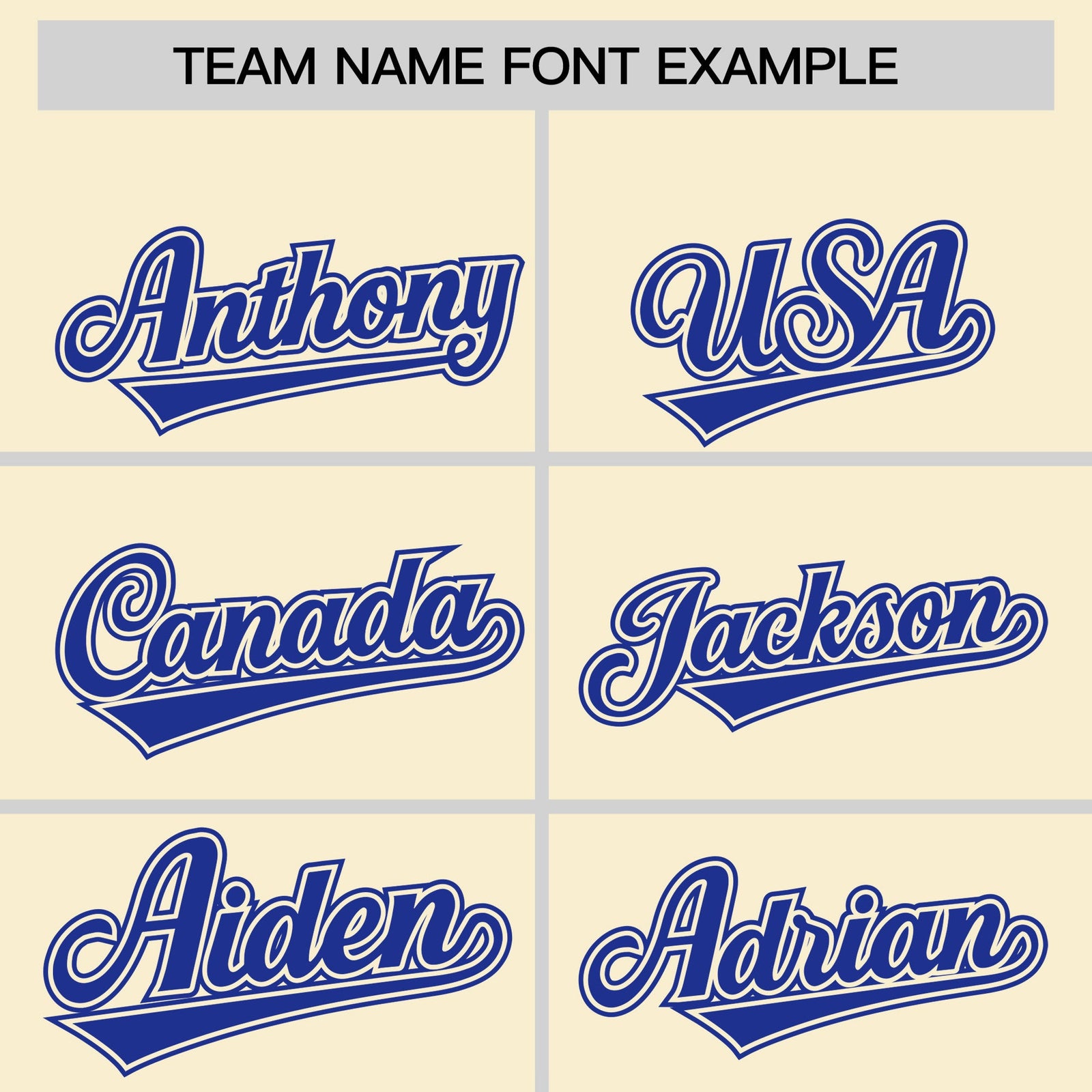 Custom Hockey Hoodie Jersey Cream Royal Blue Raglan Sleeves Lace-Up Neck Personal Name & Number & Logo