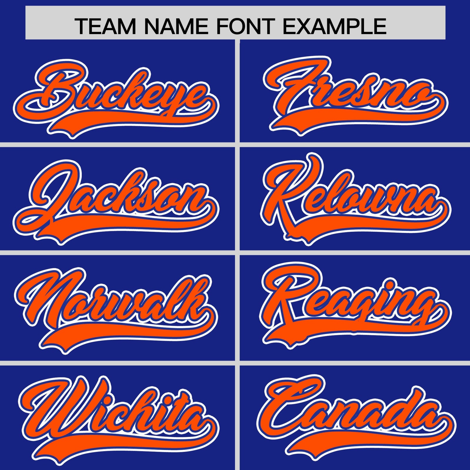 Custom Royal Blue Orange White Star Series Personalization Lace-Up Neck Hockey Jersey| KXKSHOP