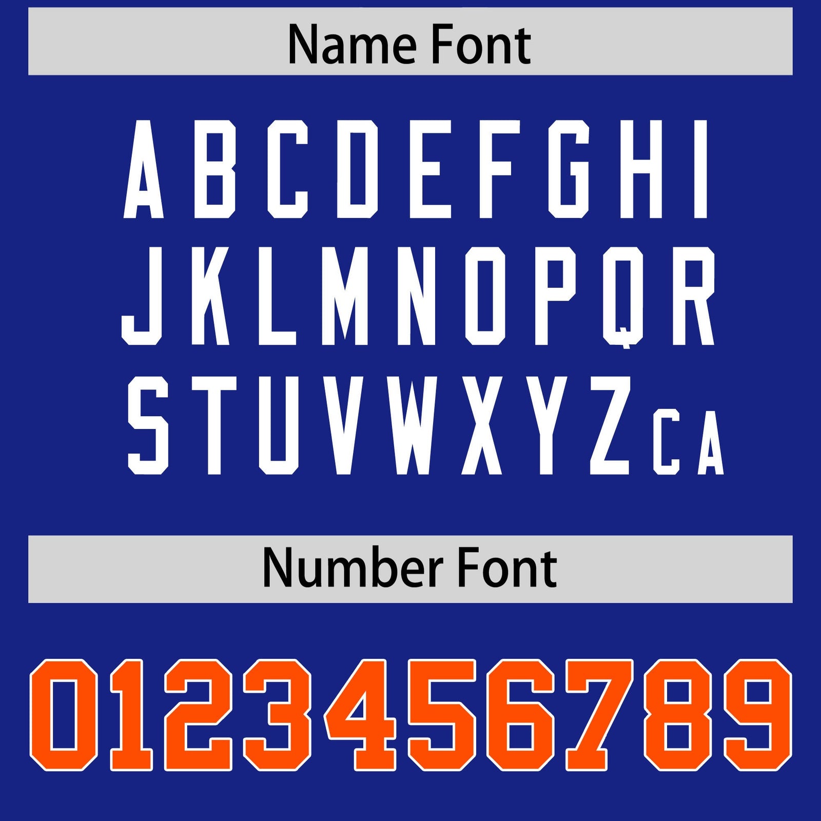 Custom Royal Blue Orange White Star Series Personalization Lace-Up Neck Hockey Jersey| KXKSHOP