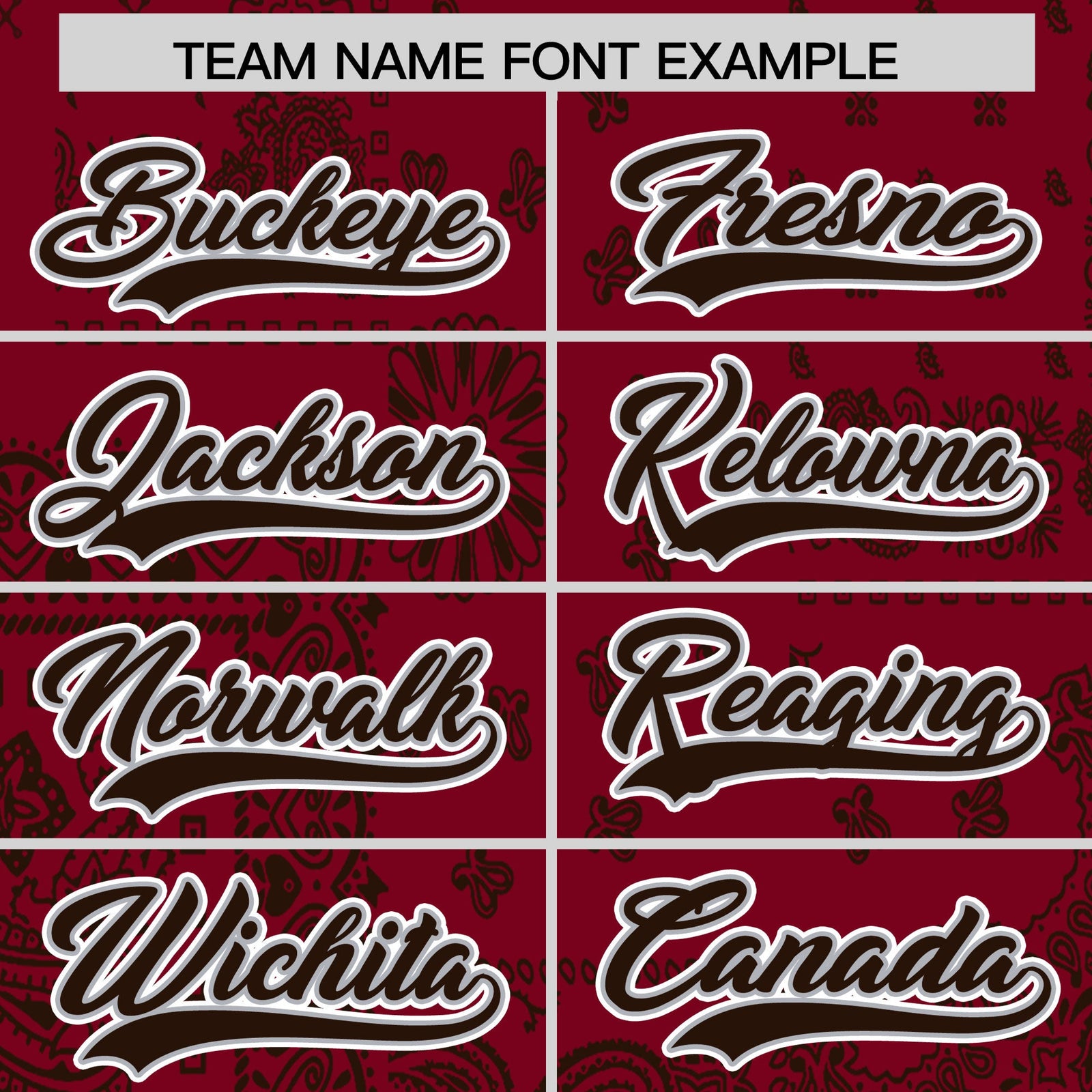 Custom Brown Crimson White Cashew Flower Graffiti Pattern V-Neck Hockey Jersey| KXKSHOP