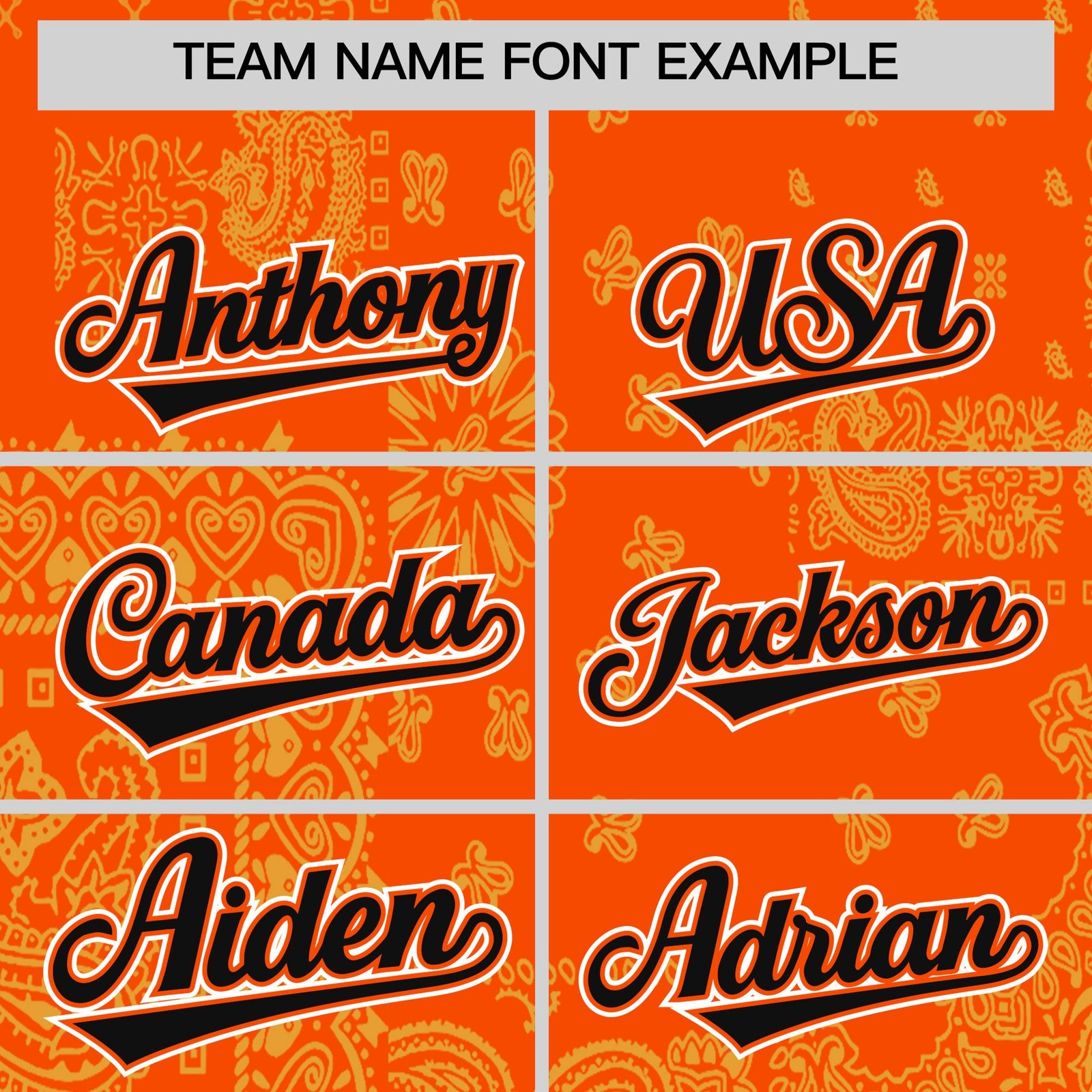 Custom Old Gold Orange White Cashew Flower Graffiti Pattern V-Neck Hockey Jersey| KXKSHOP
