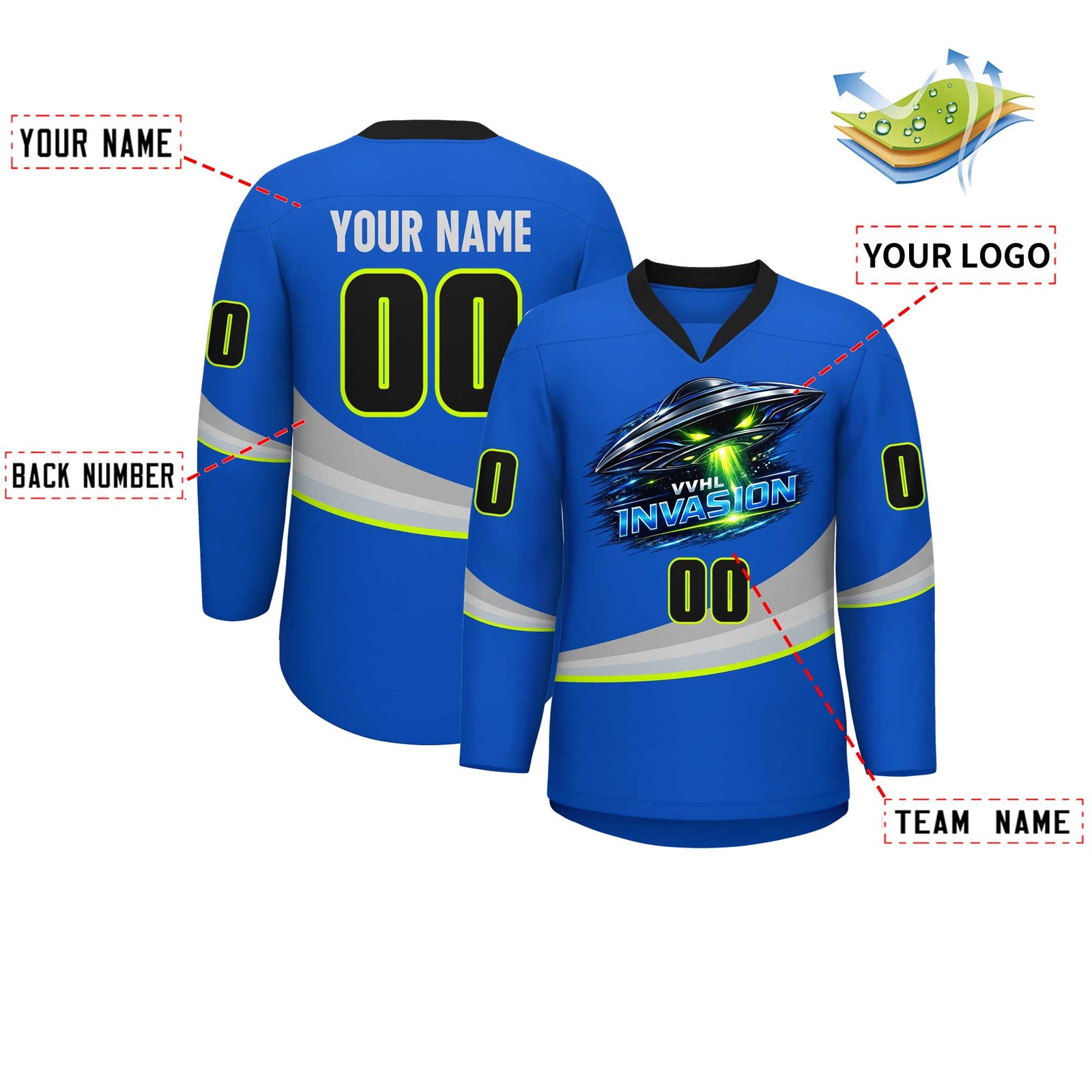 VVHL S10 LNVASION Hockey Jersey