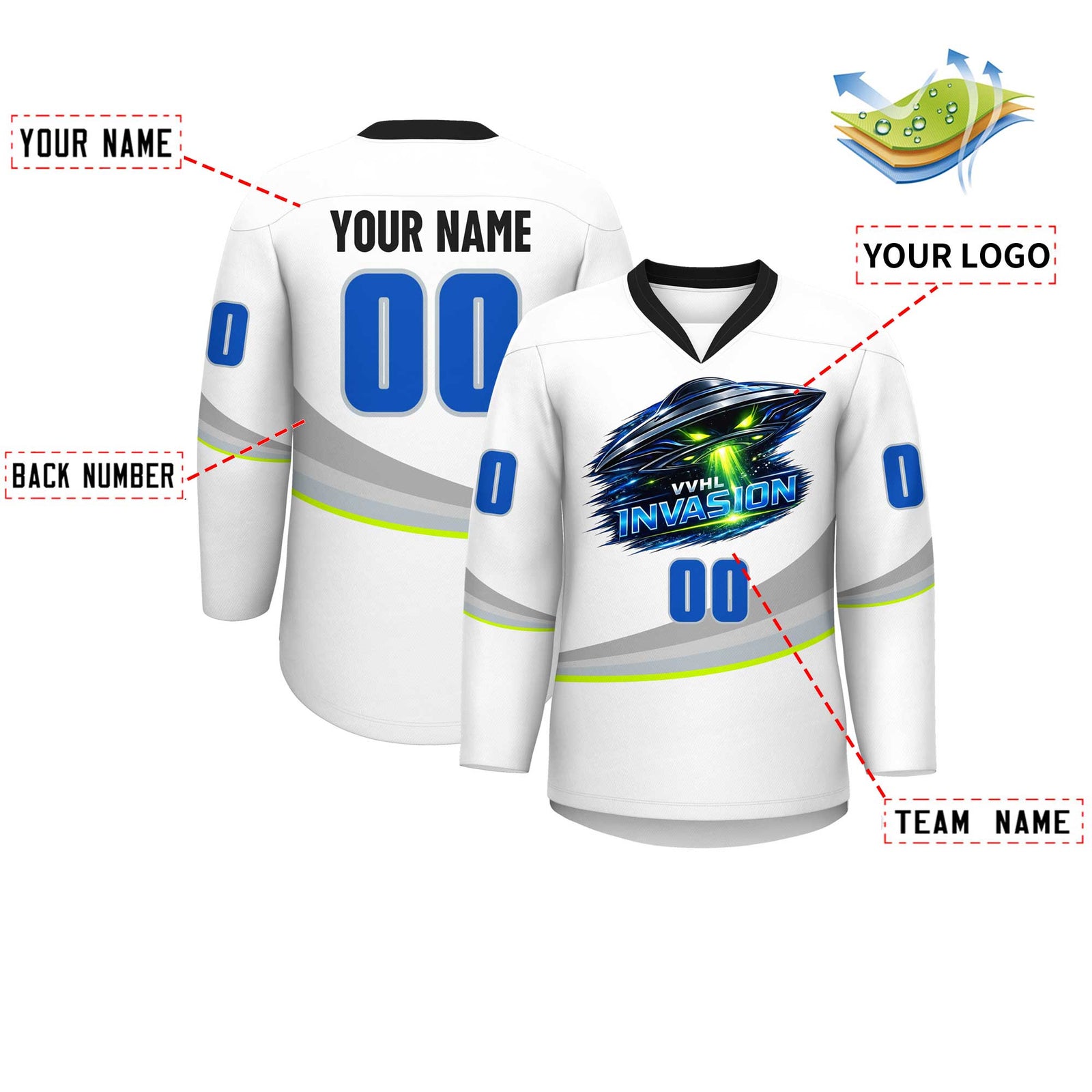 VVHL S10 LNVASION Hockey Jersey
