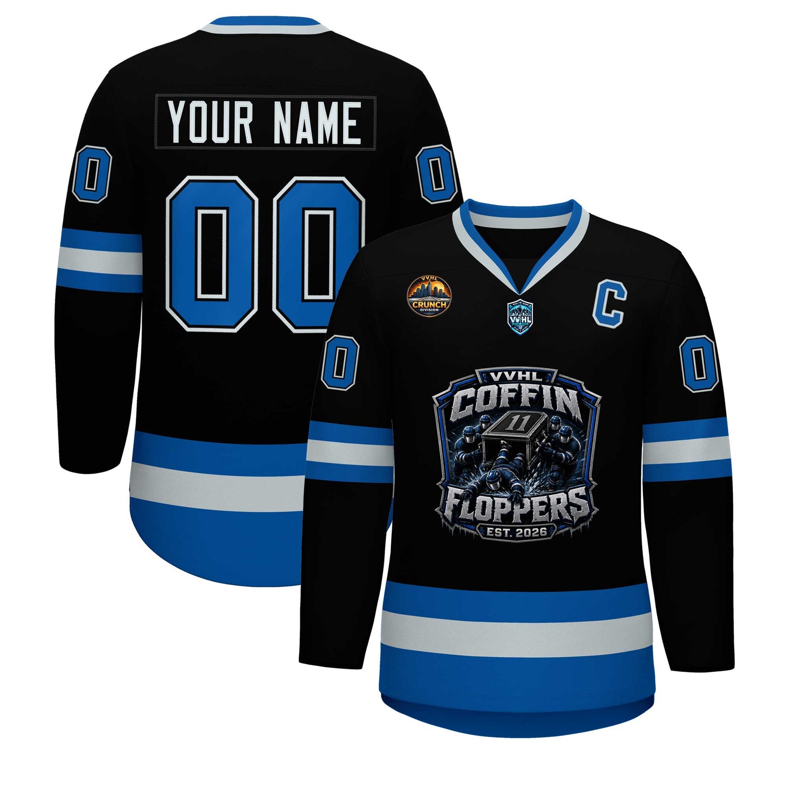 VVHL S11 Coffin Floppers Hockey Jersey