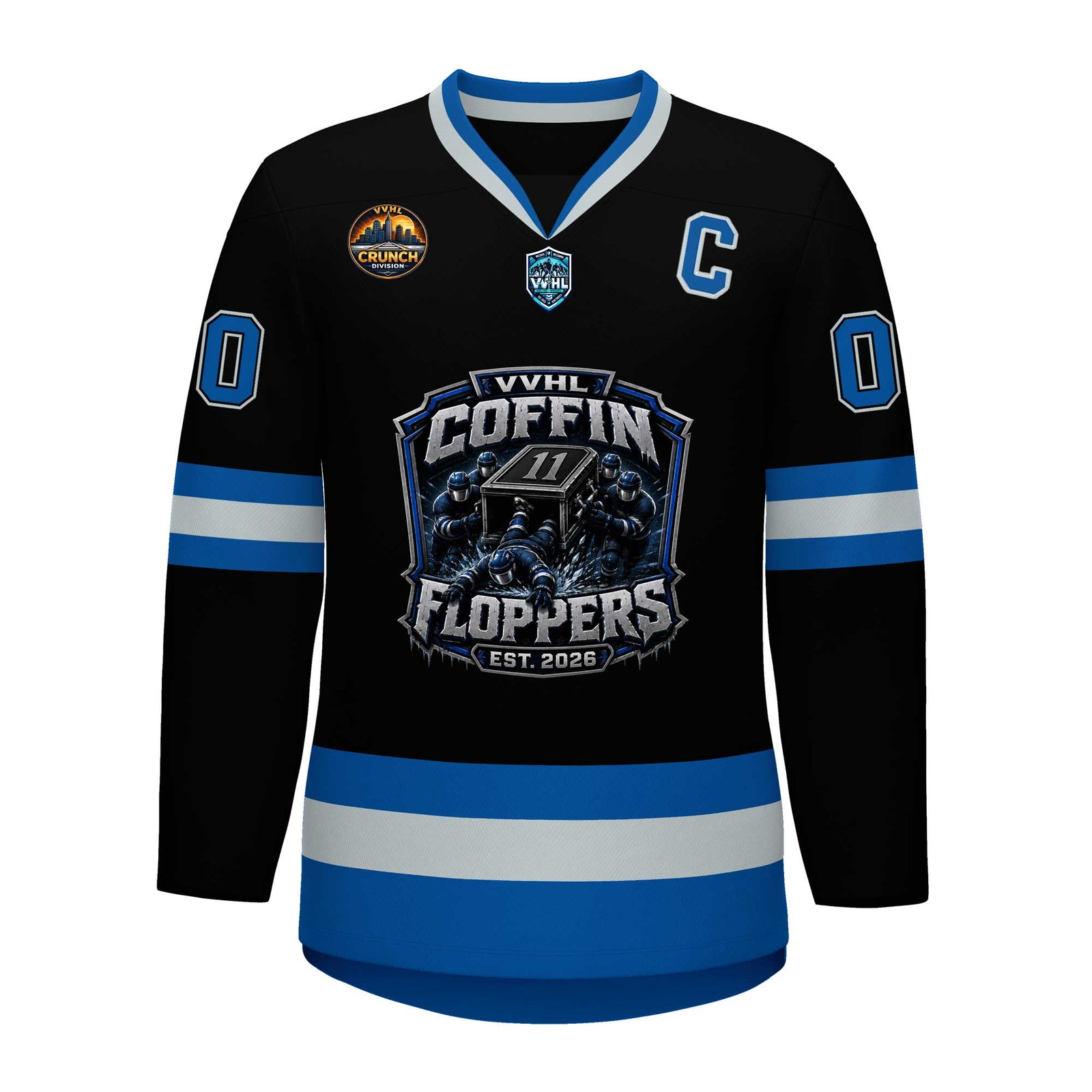 VVHL S11 Coffin Floppers Hockey Jersey