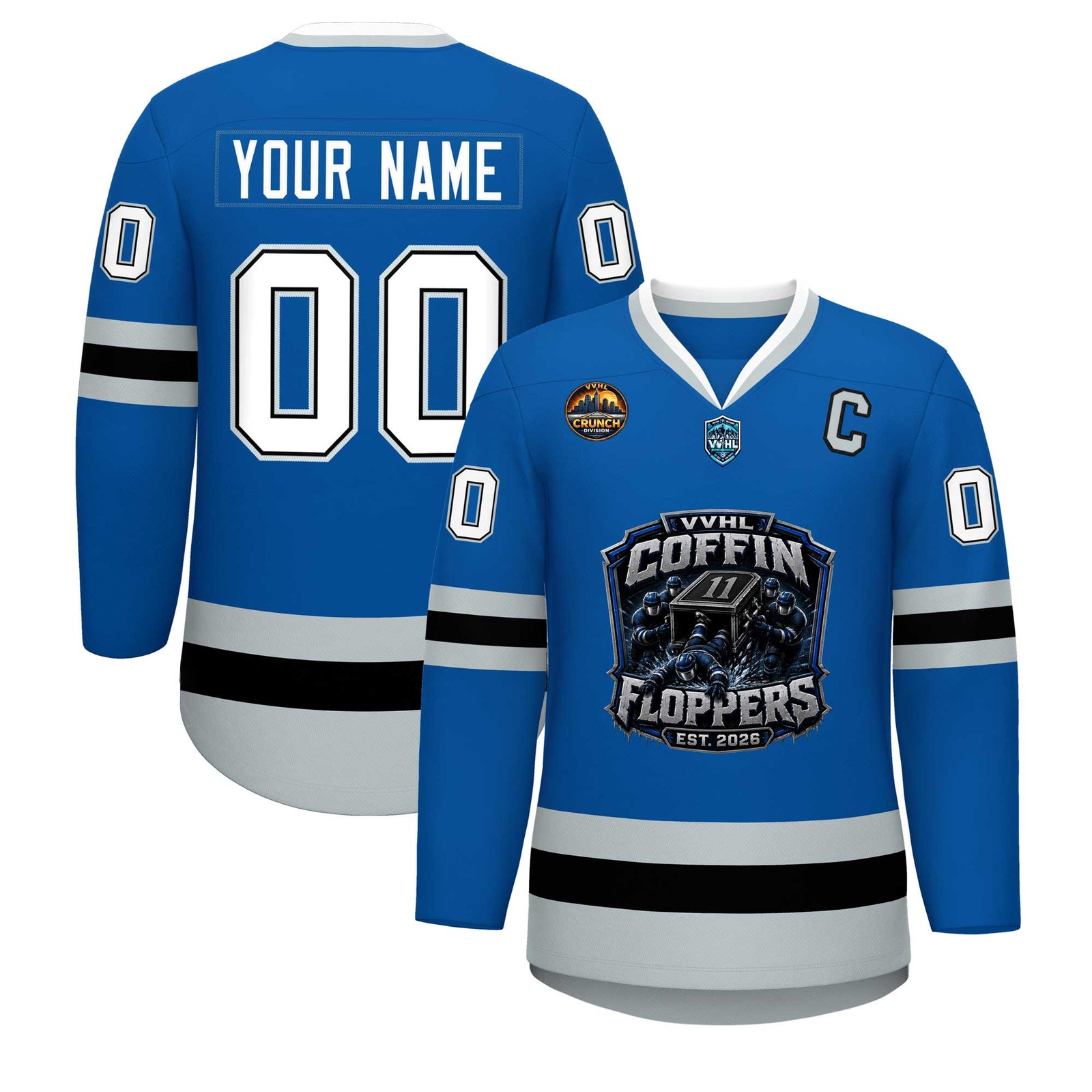 VVHL S11 Coffin Floppers Hockey Jersey