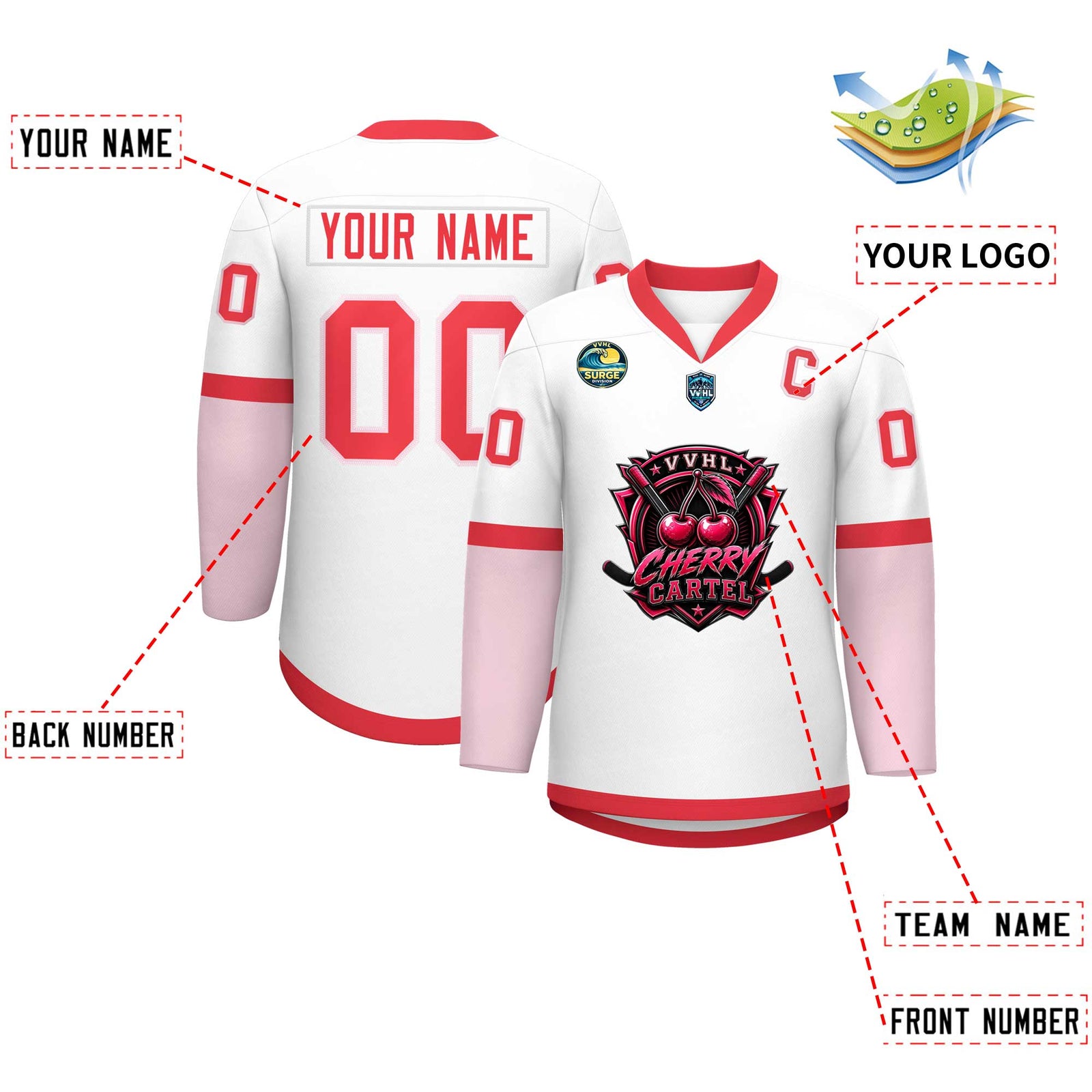 VVHL S11 Cherry Cartel Hockey Jersey