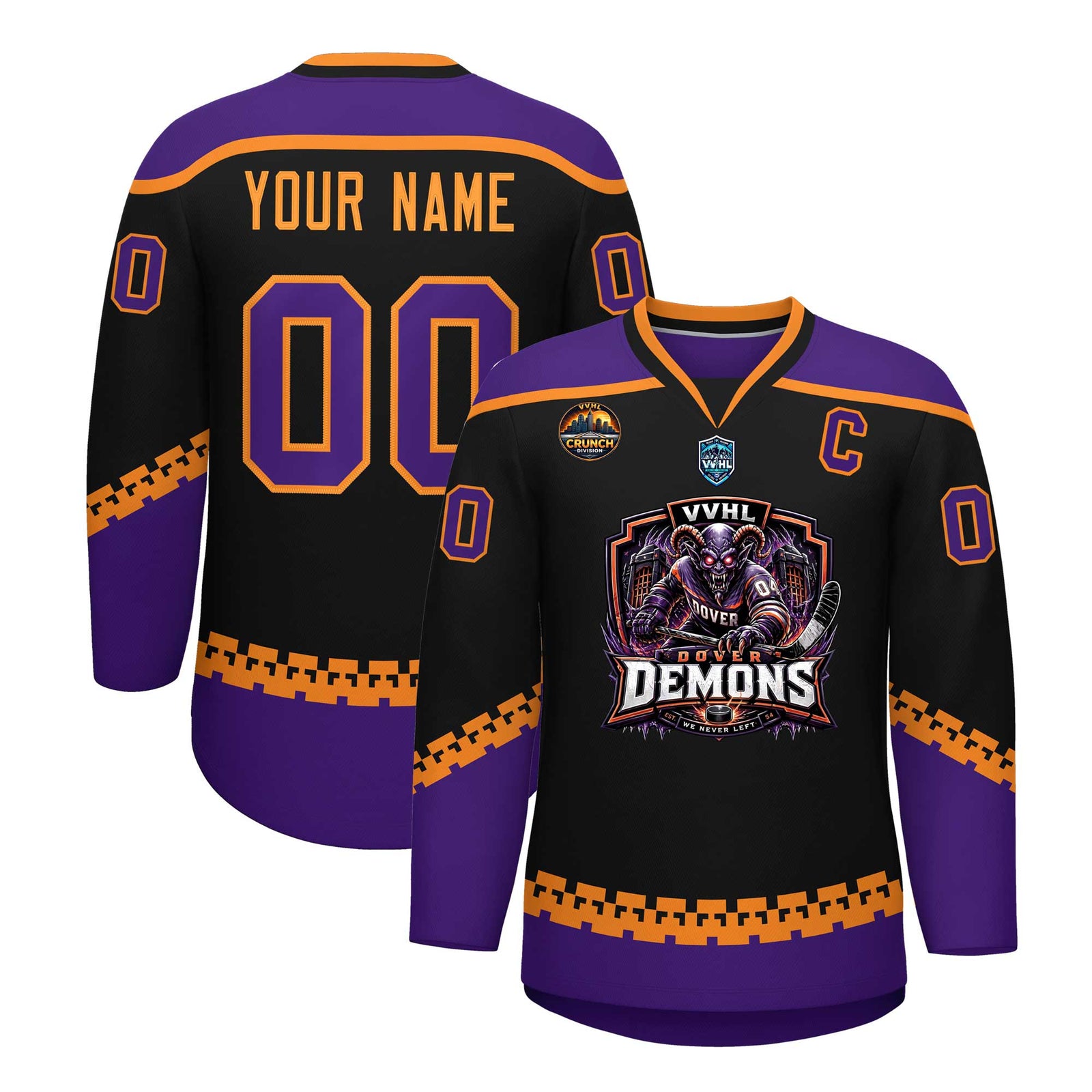 VVHL S11 Dover demons Hockey Jersey