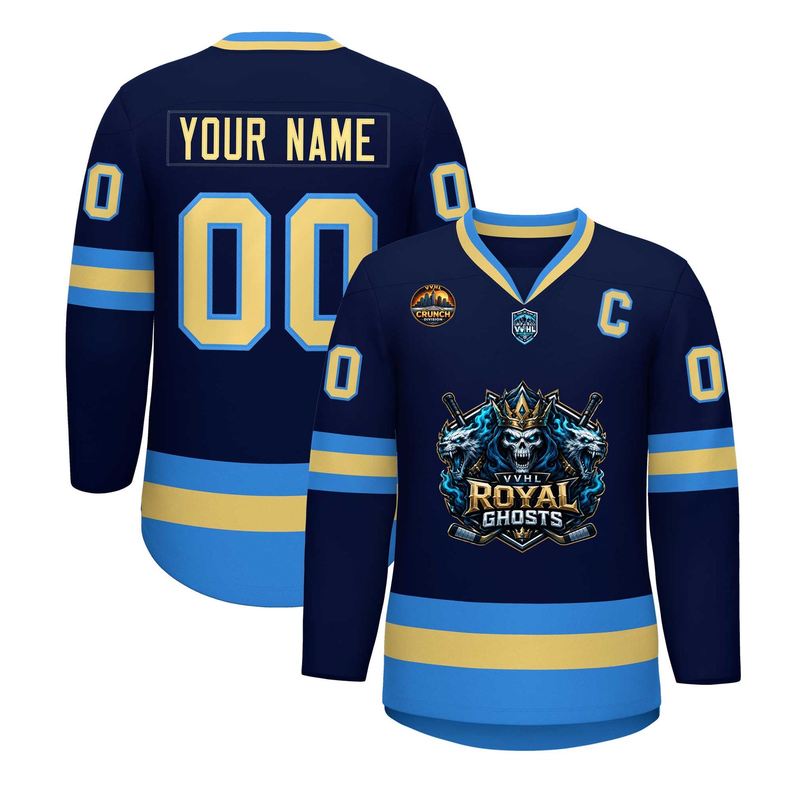 VVHL S11 Royal Ghosts Hockey Jersey