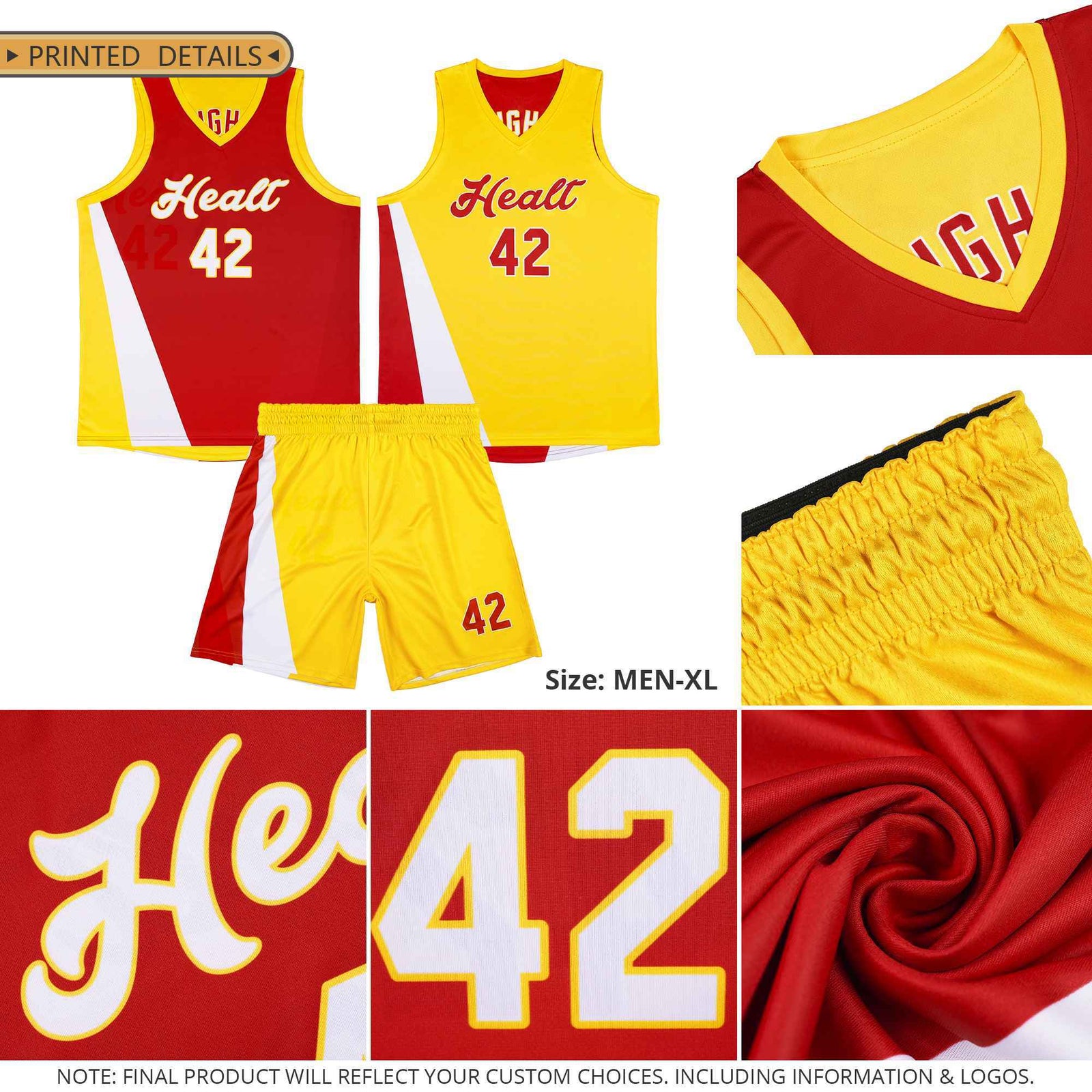 Custom Red Kelly Green Slanting Two Lines Color Block Sports Uniform Basketball Jersey