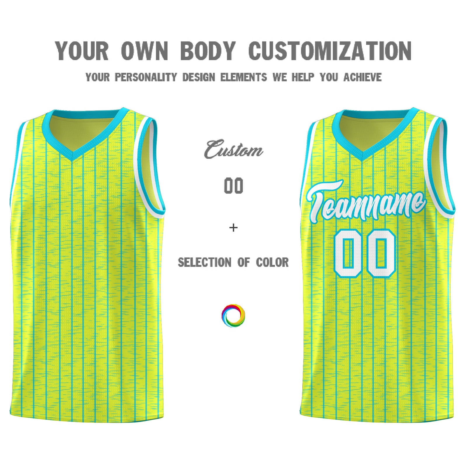 Custom Fluorescent Green Custom Gray Pinstripe Retro Sets Uniform Basketball Jersey
