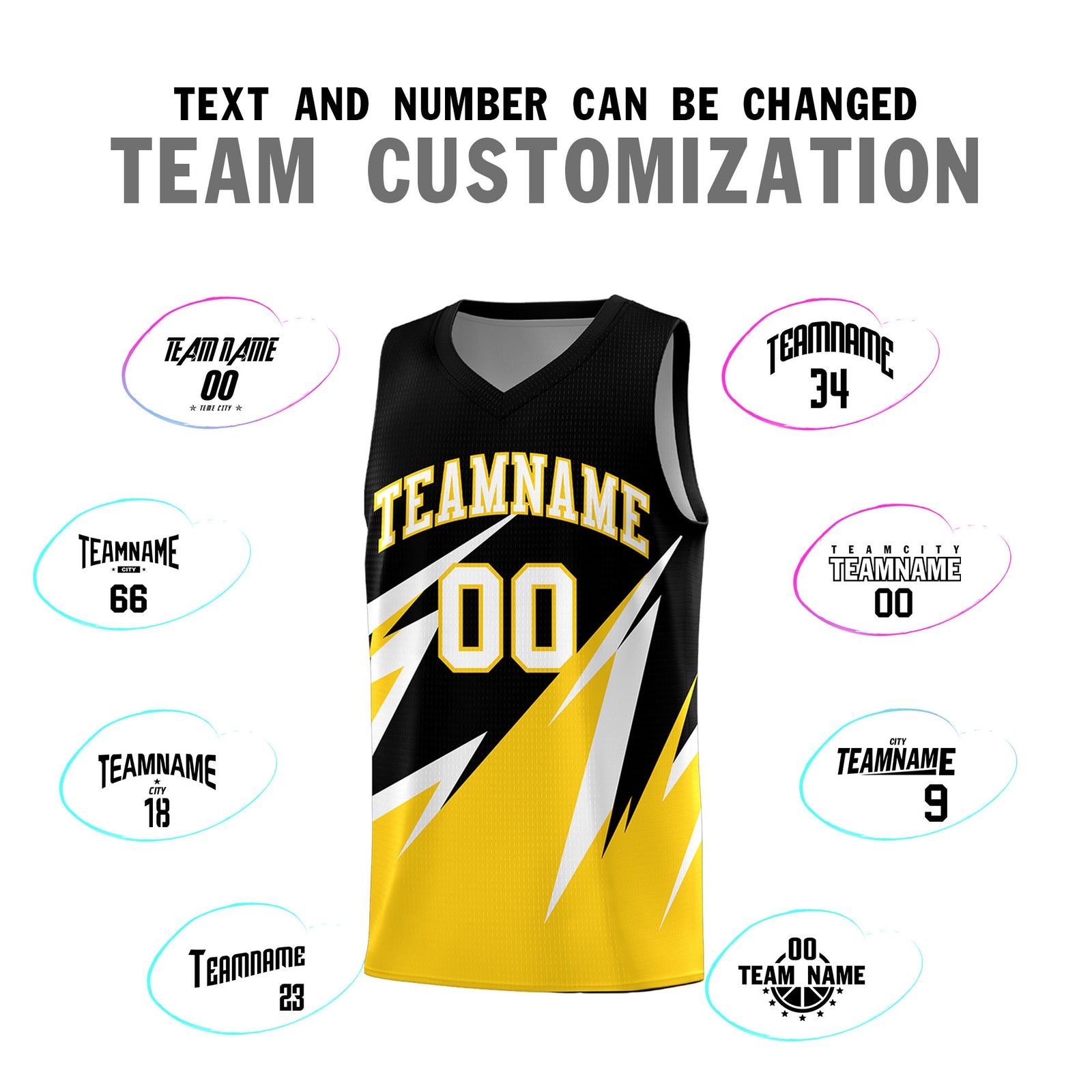 Custom Black Abstract Mountain Pattern Sports Uniform Basketball Jersey