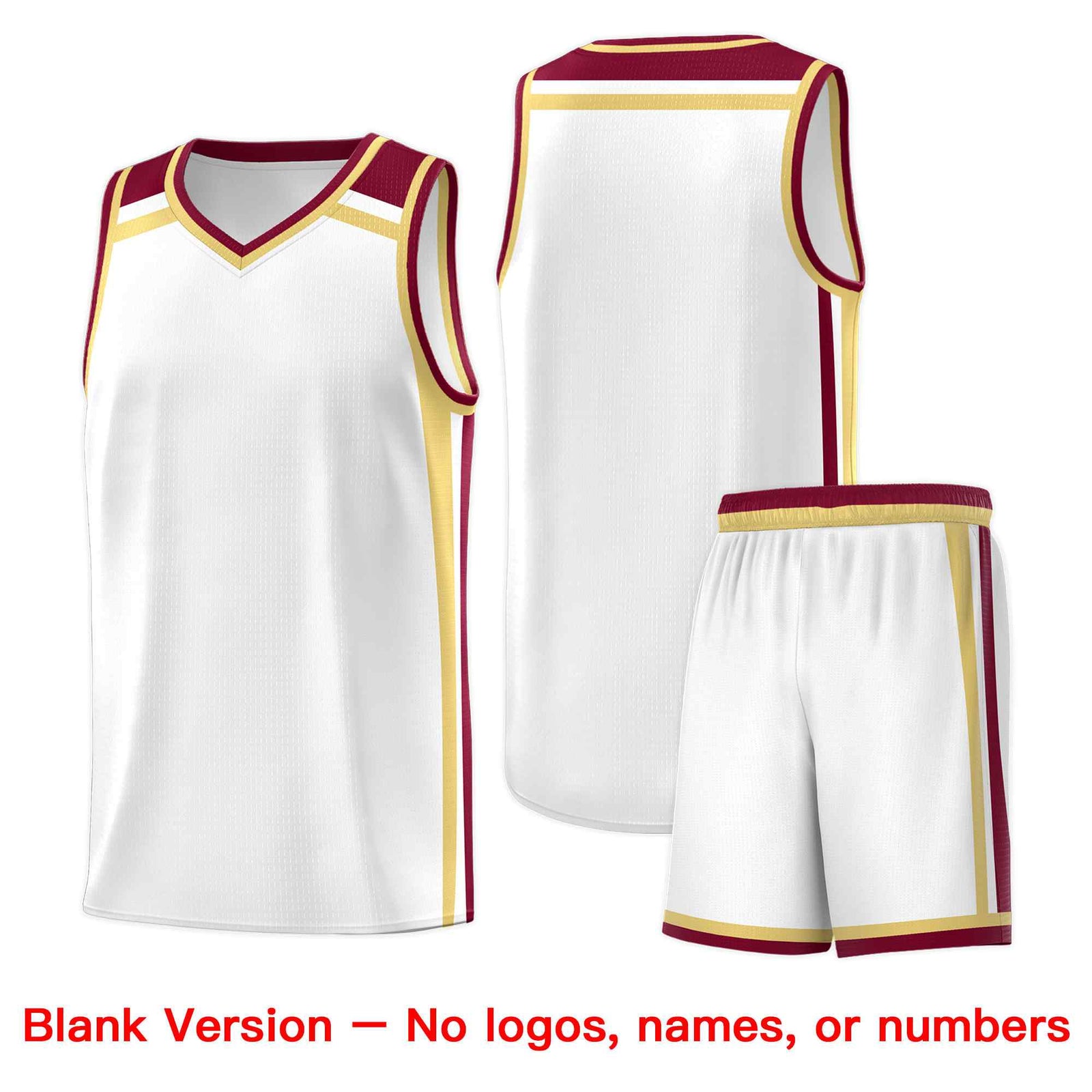Custom White Khaki Crimson Trendy Color Charge Series Sports Uniform Basketball Jersey| KXKSHOP
