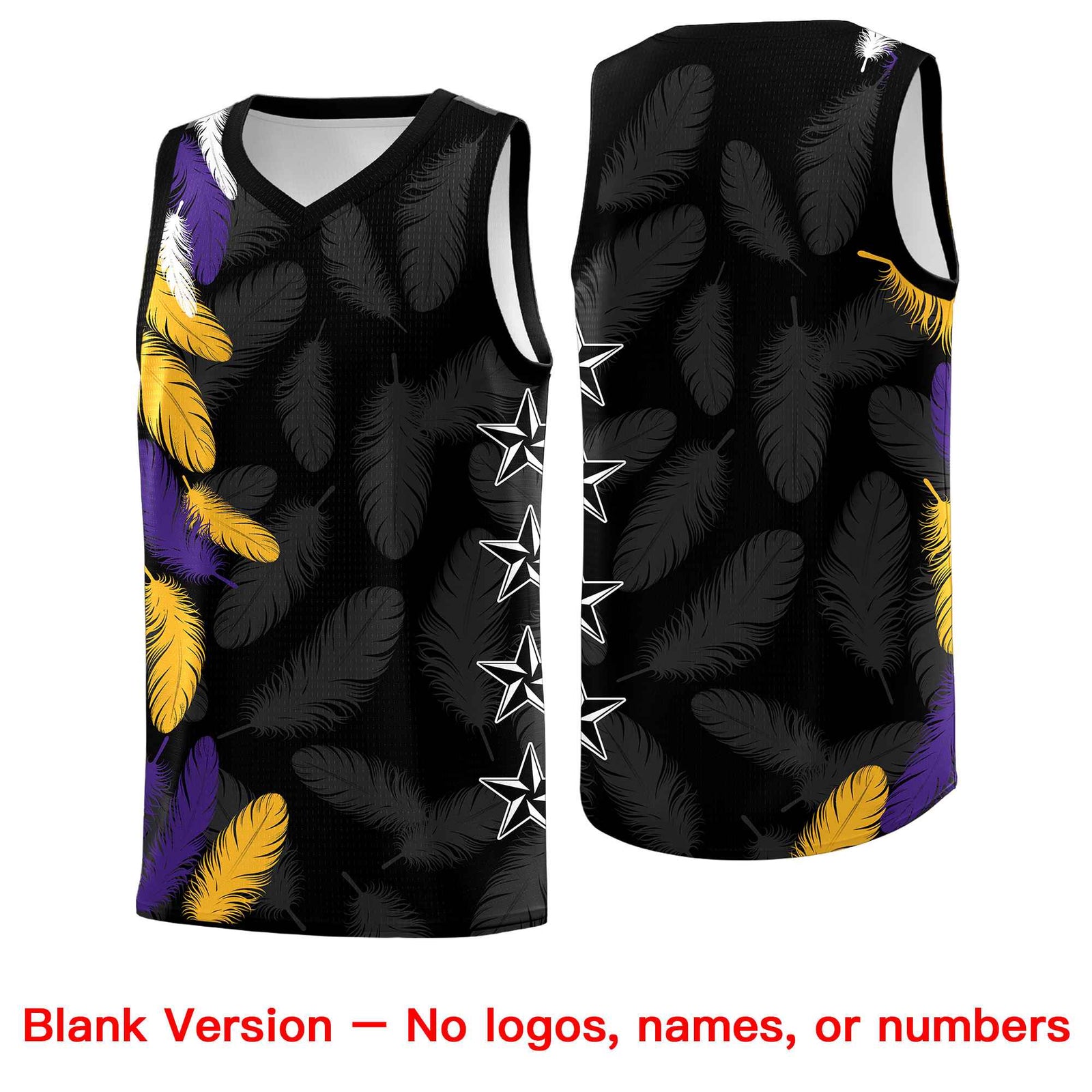 Custom Youth Basketball Jersey Navy White Feather Series Sports Uniform