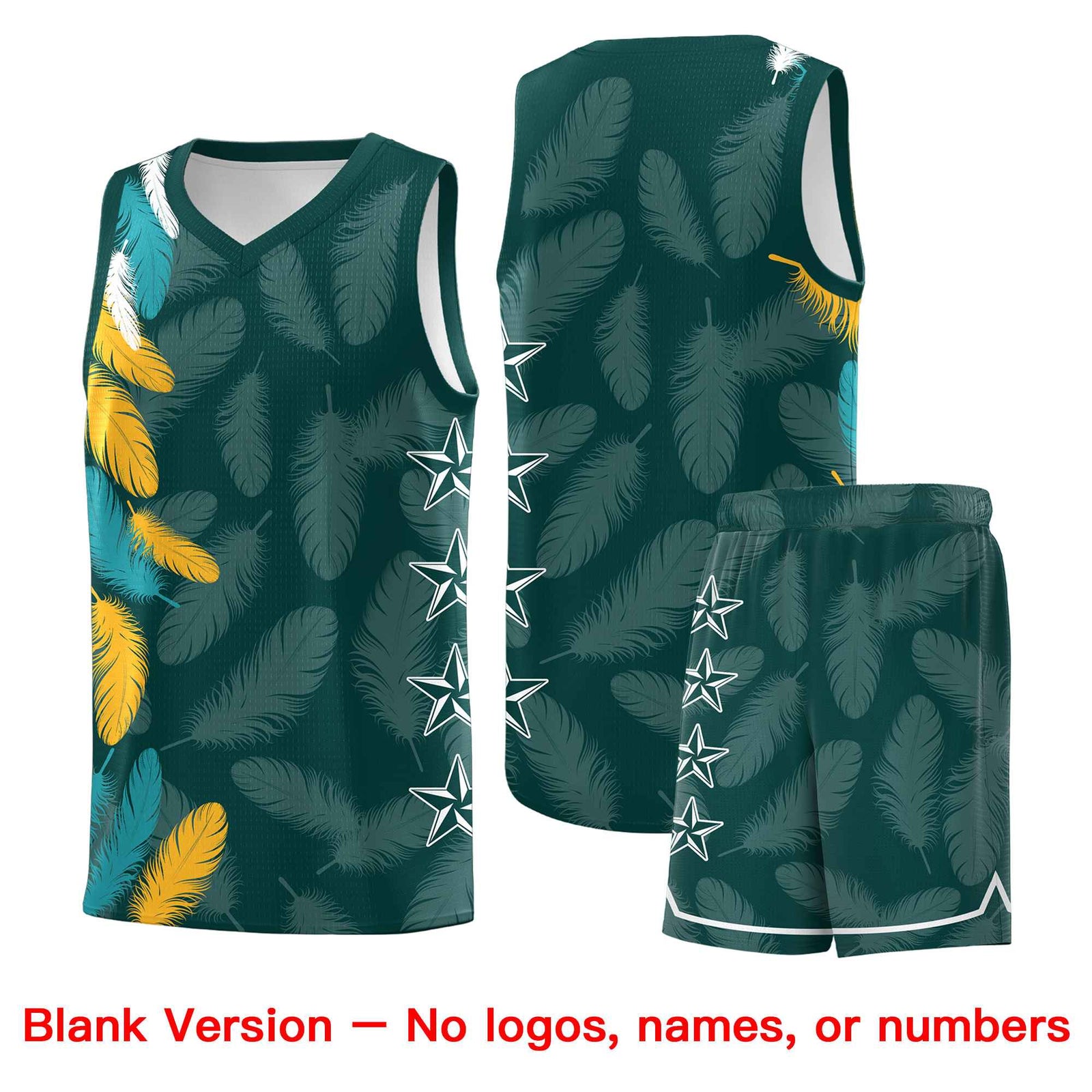 Custom Youth Basketball Jersey Navy White Feather Series Sports Uniform
