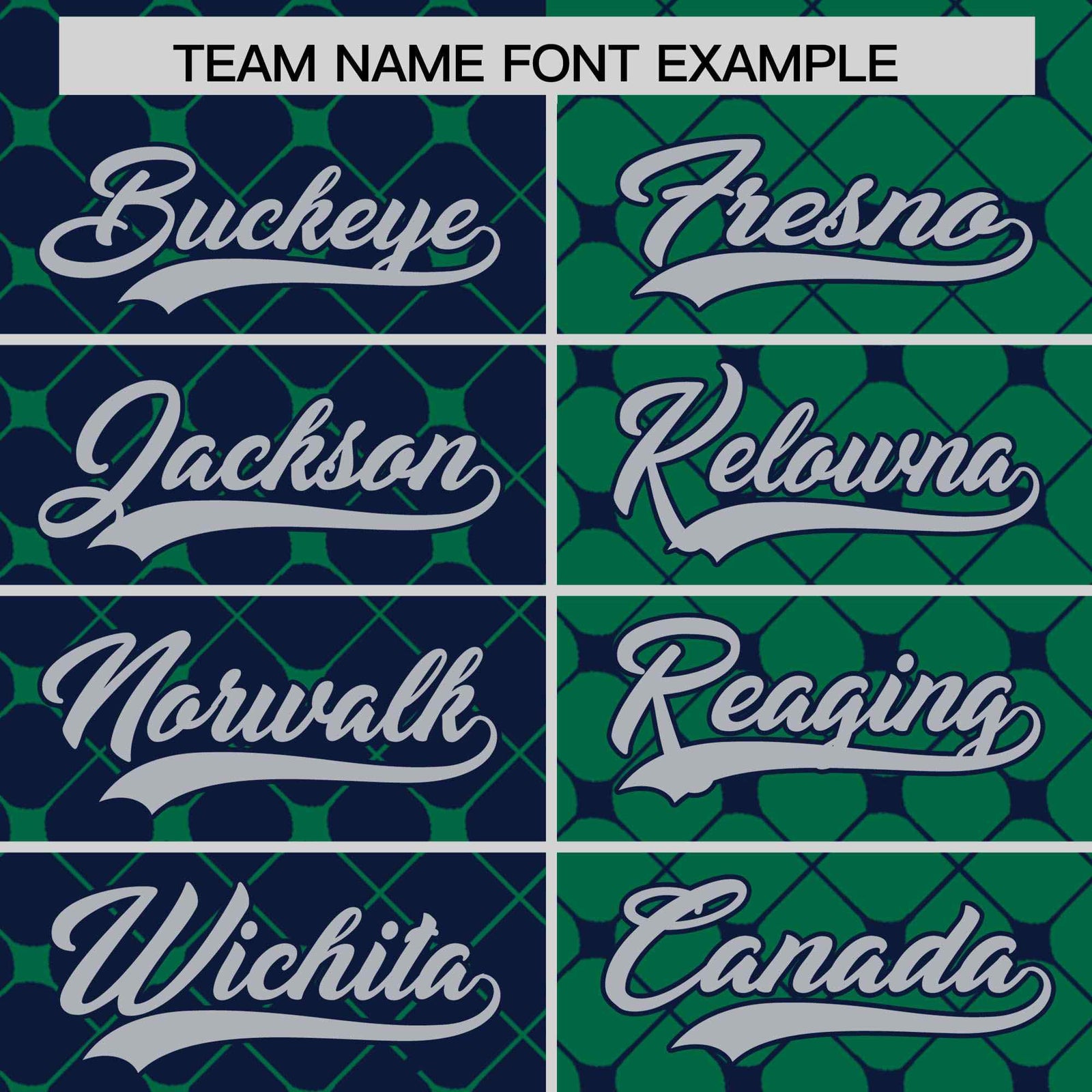 Custom Navy Kelly Green Split Fashion Plaid Design Authentic Baseball Jersey