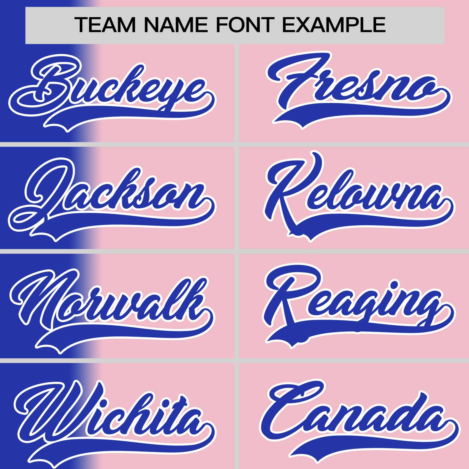 Custom Light Pink Royal Pinstripe Personalized Gradient Authentic Baseball Jersey