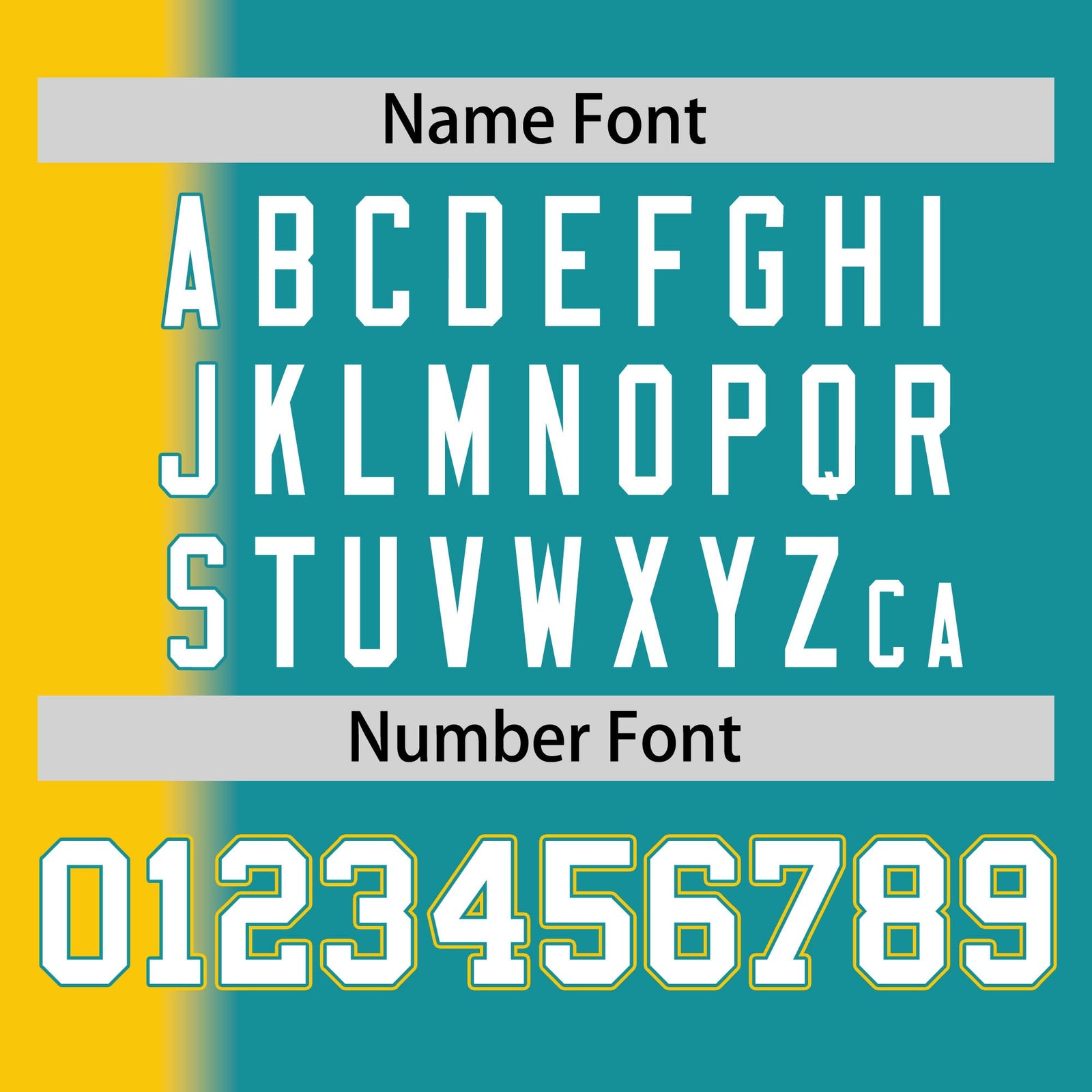 Custom Aqua Gold Pinstripe Personalized Gradient Authentic Baseball Jersey