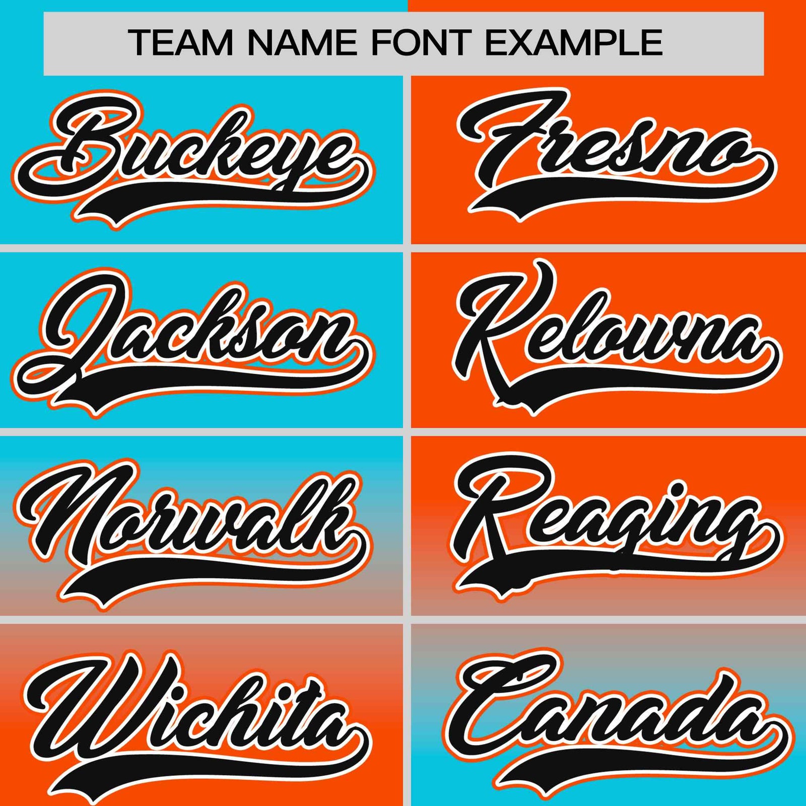 Custom Orange Sky Blue Personalized Symmetrical Gradient Design Authentic Baseball Jersey