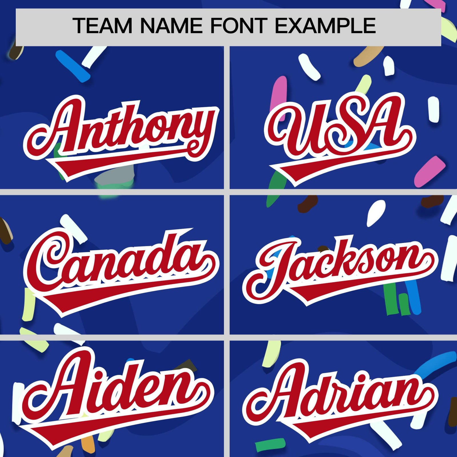 Custom Royal Ice Cream Cone Graffiti Pattern Fashion Authentic Baseball Jersey