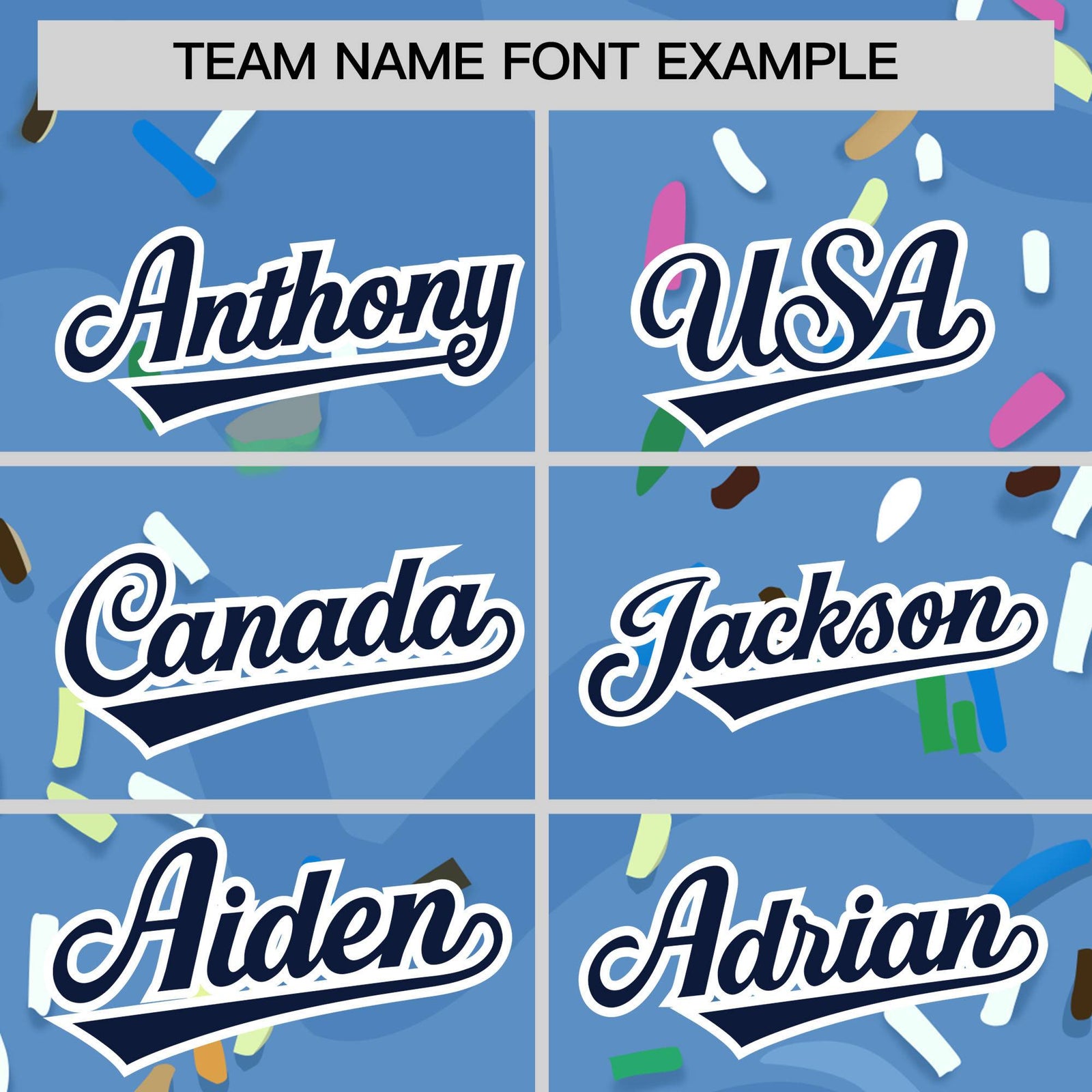 Custom Powder Blue Ice Cream Cone Graffiti Pattern Fashion Authentic Baseball Jersey