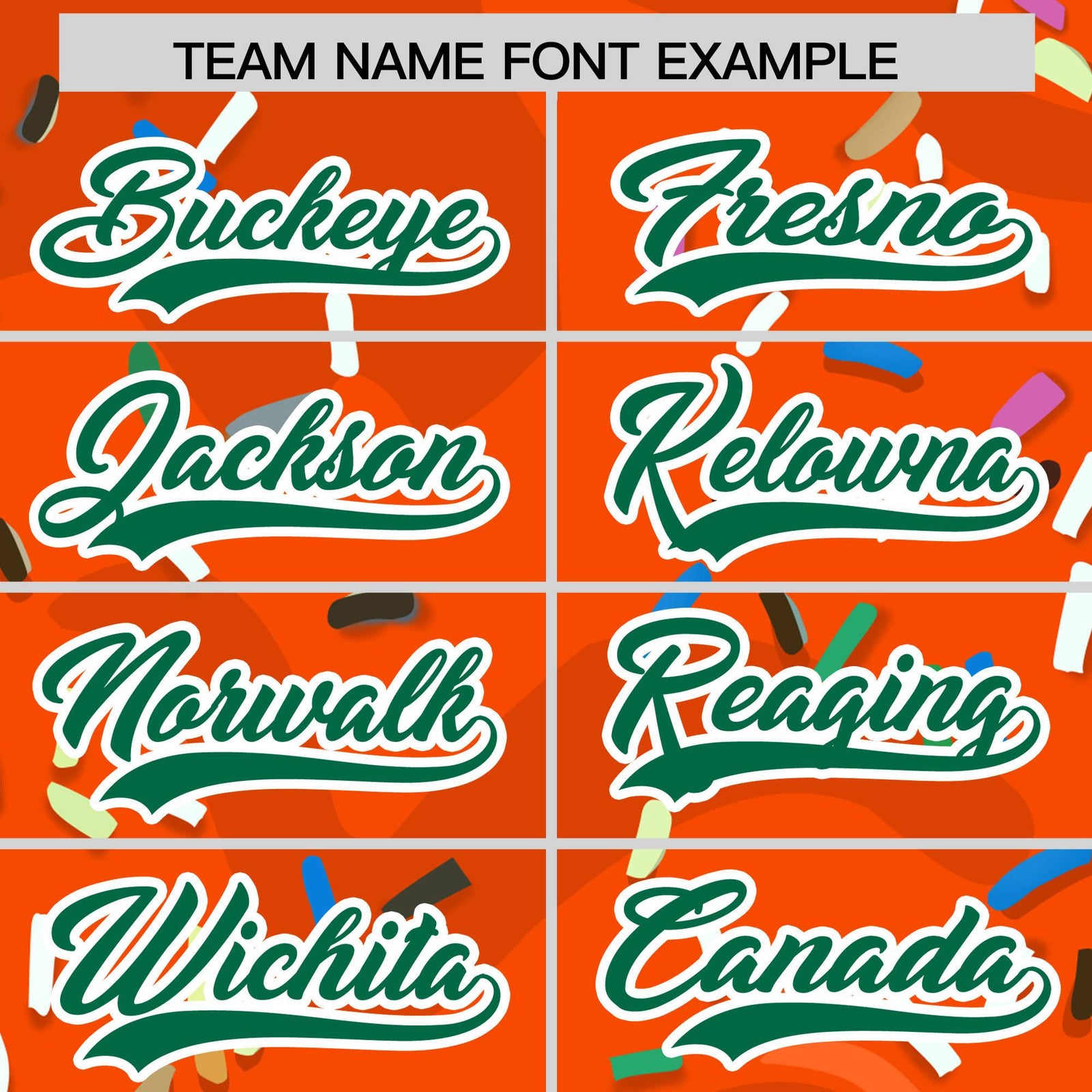 Custom Orange Ice Cream Cone Graffiti Pattern Fashion Authentic Baseball Jersey