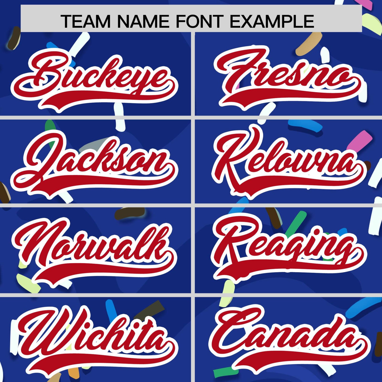 Custom Royal Ice Cream Cone Graffiti Pattern Fashion Authentic Baseball Jersey