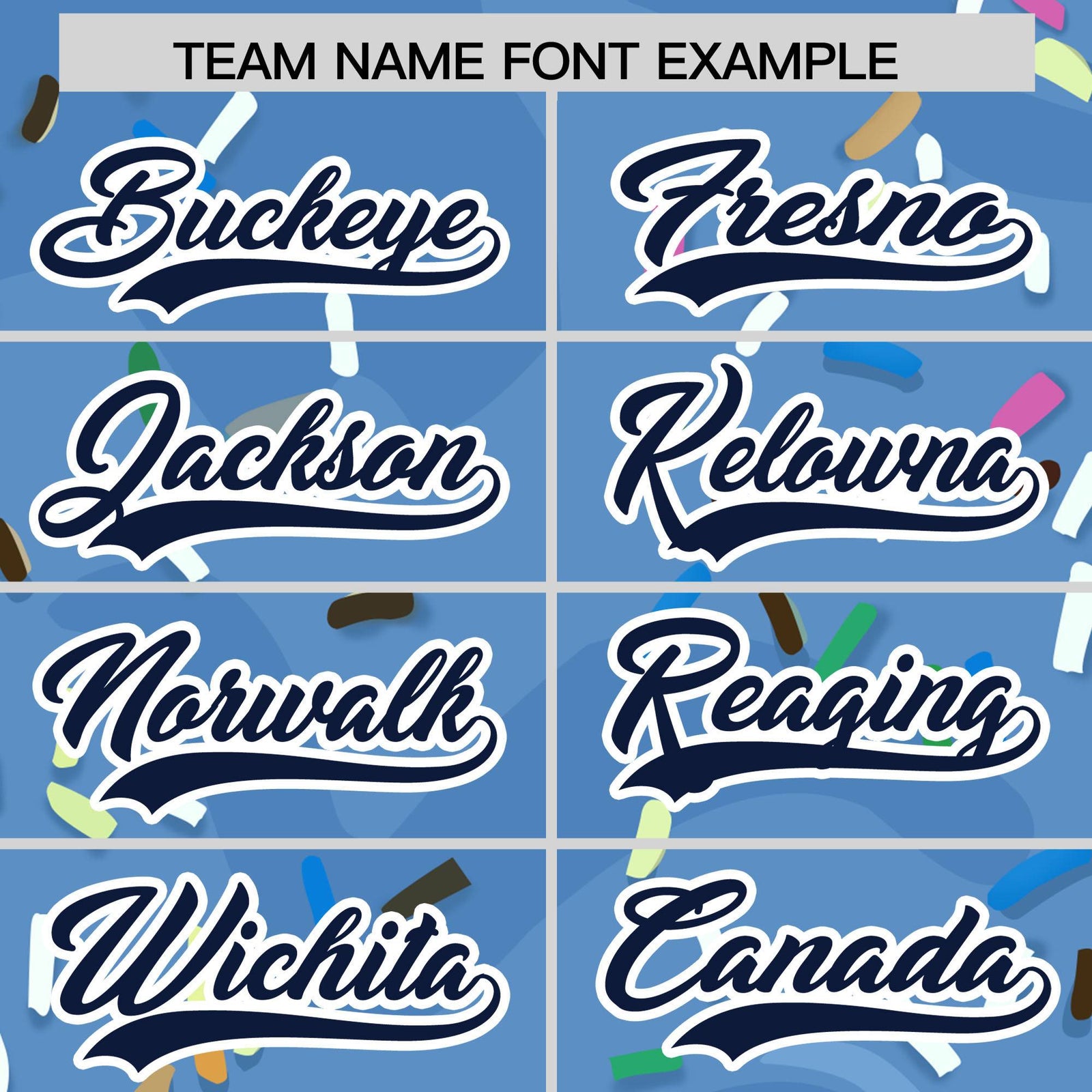 Custom Powder Blue Ice Cream Cone Graffiti Pattern Fashion Authentic Baseball Jersey