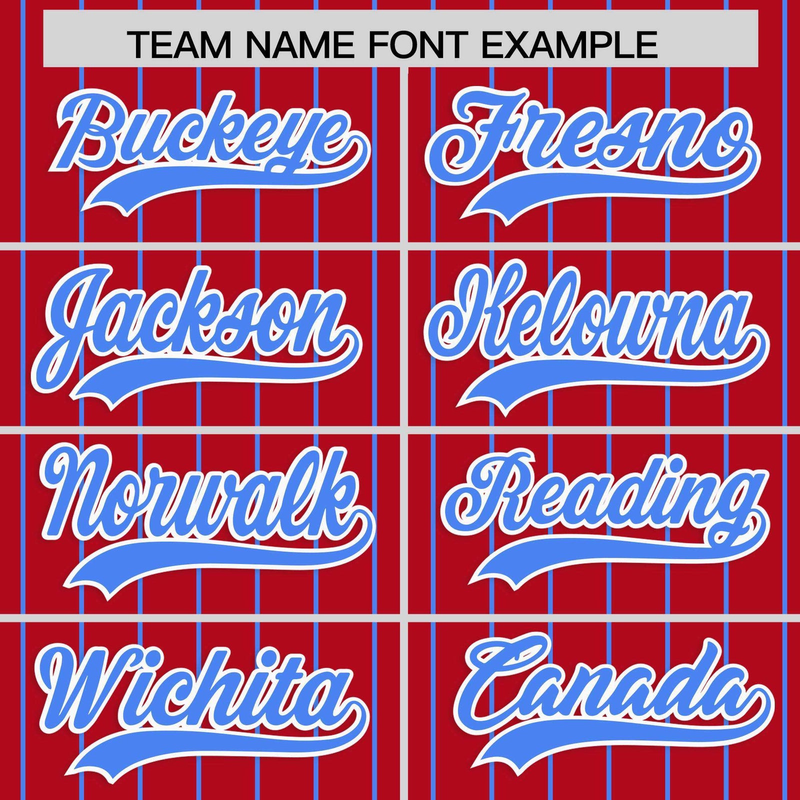 Custom Red Powder Blue Stripe Fashion Raglan Sleeves Authentic Baseball Jersey