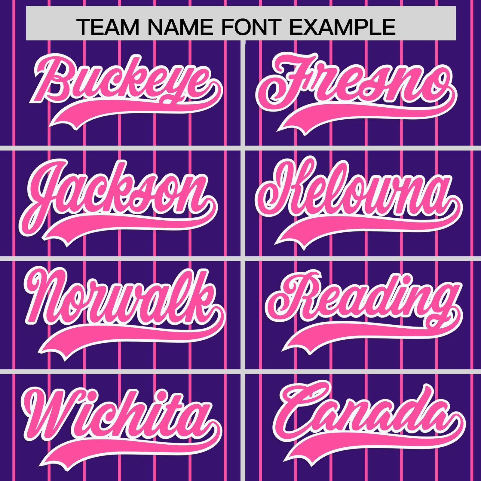 Custom Purple Pink Stripe Fashion Raglan Sleeves Authentic Baseball Jersey