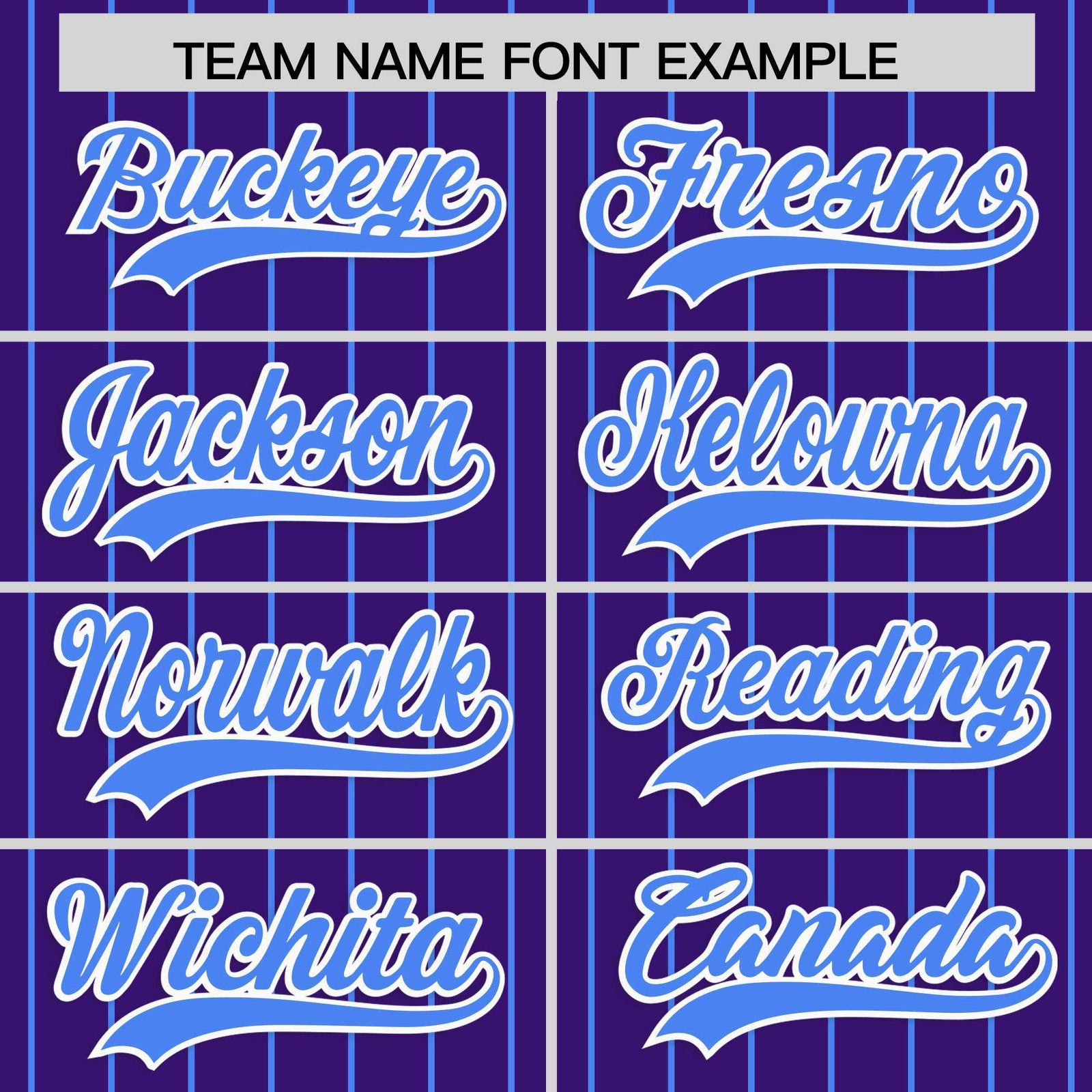 Custom Purple Powder Blue Stripe Fashion Raglan Sleeves Authentic Baseball Jersey