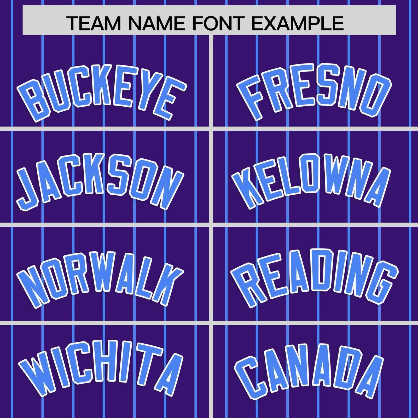 Custom Purple Powder Blue Stripe Fashion Raglan Sleeves Authentic Baseball Jersey