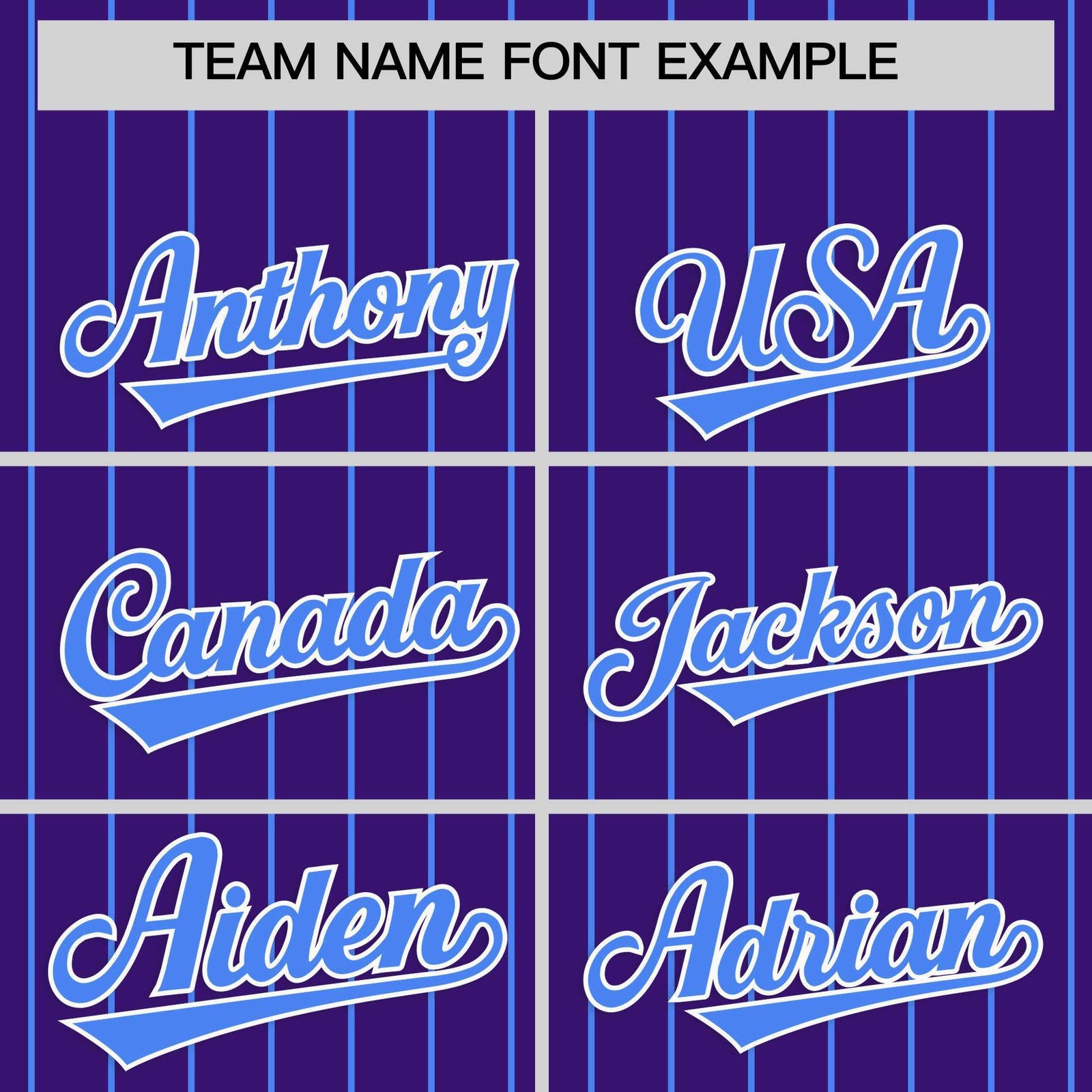 Custom Purple Powder Blue Stripe Fashion Raglan Sleeves Authentic Baseball Jersey