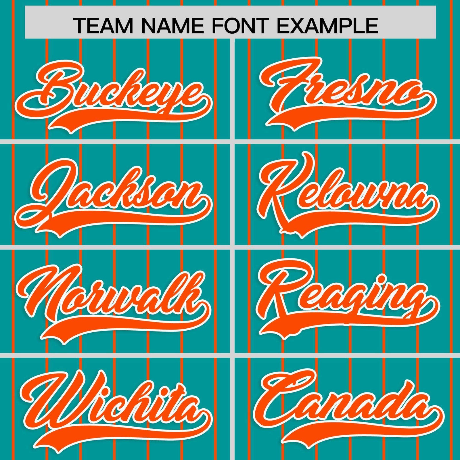 Custom Aqua Orange Stripe Fashion Raglan Sleeves Authentic Baseball Jersey
