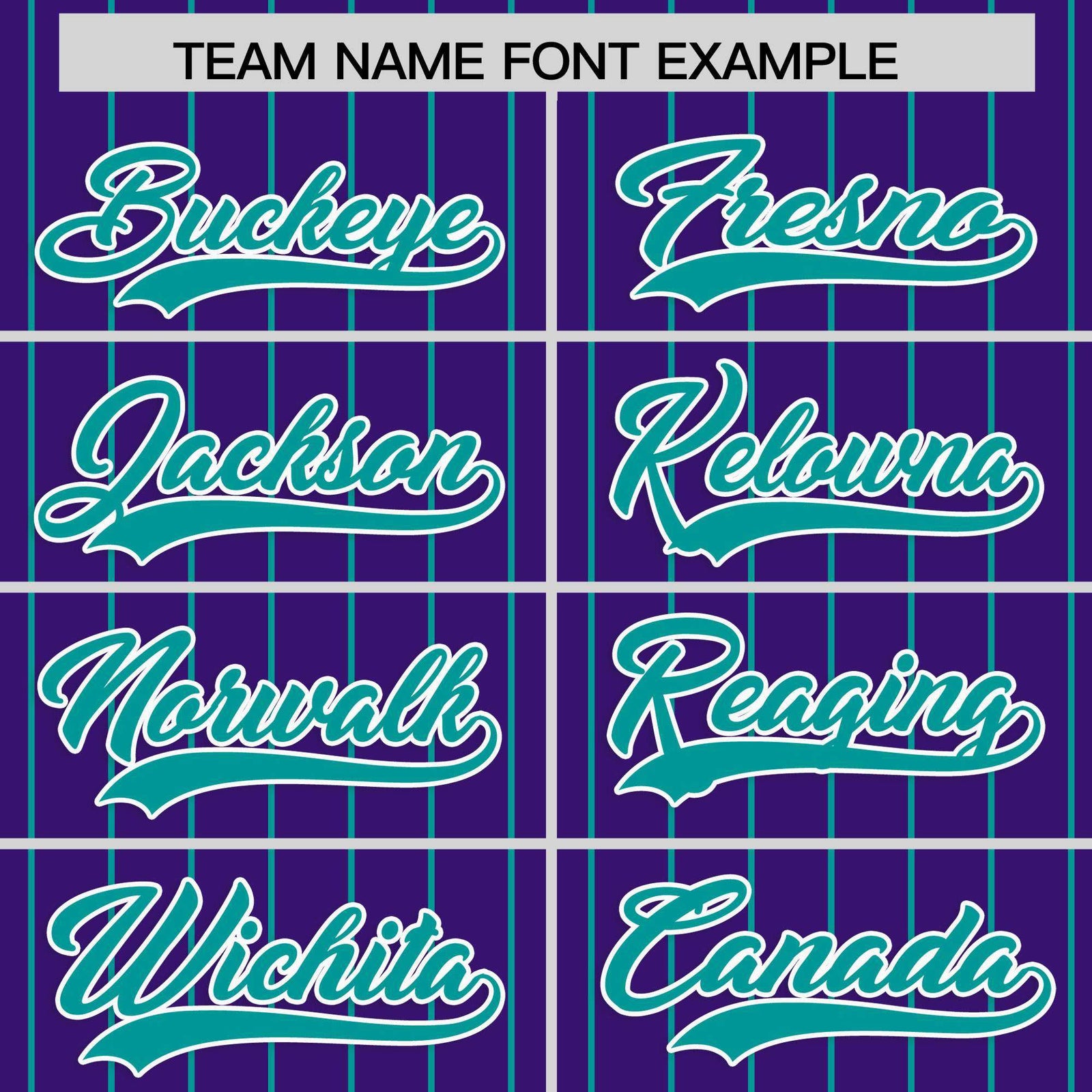 Custom Purple Aqua Stripe Fashion Raglan Sleeves Authentic Baseball Jersey