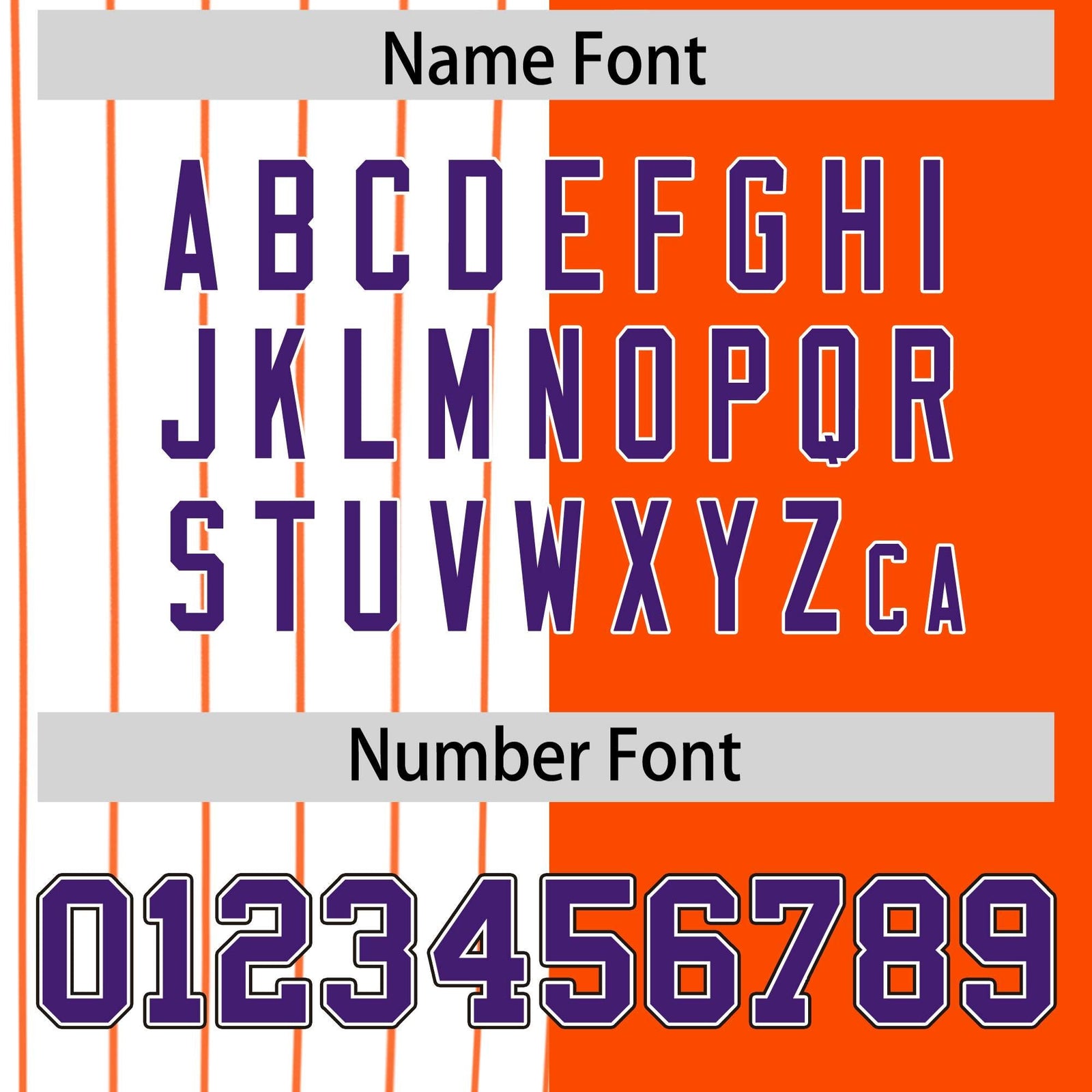 Custom White Orange and Purple Pinstripe Personalized Raglan Sleeves Authentic Baseball Jersey