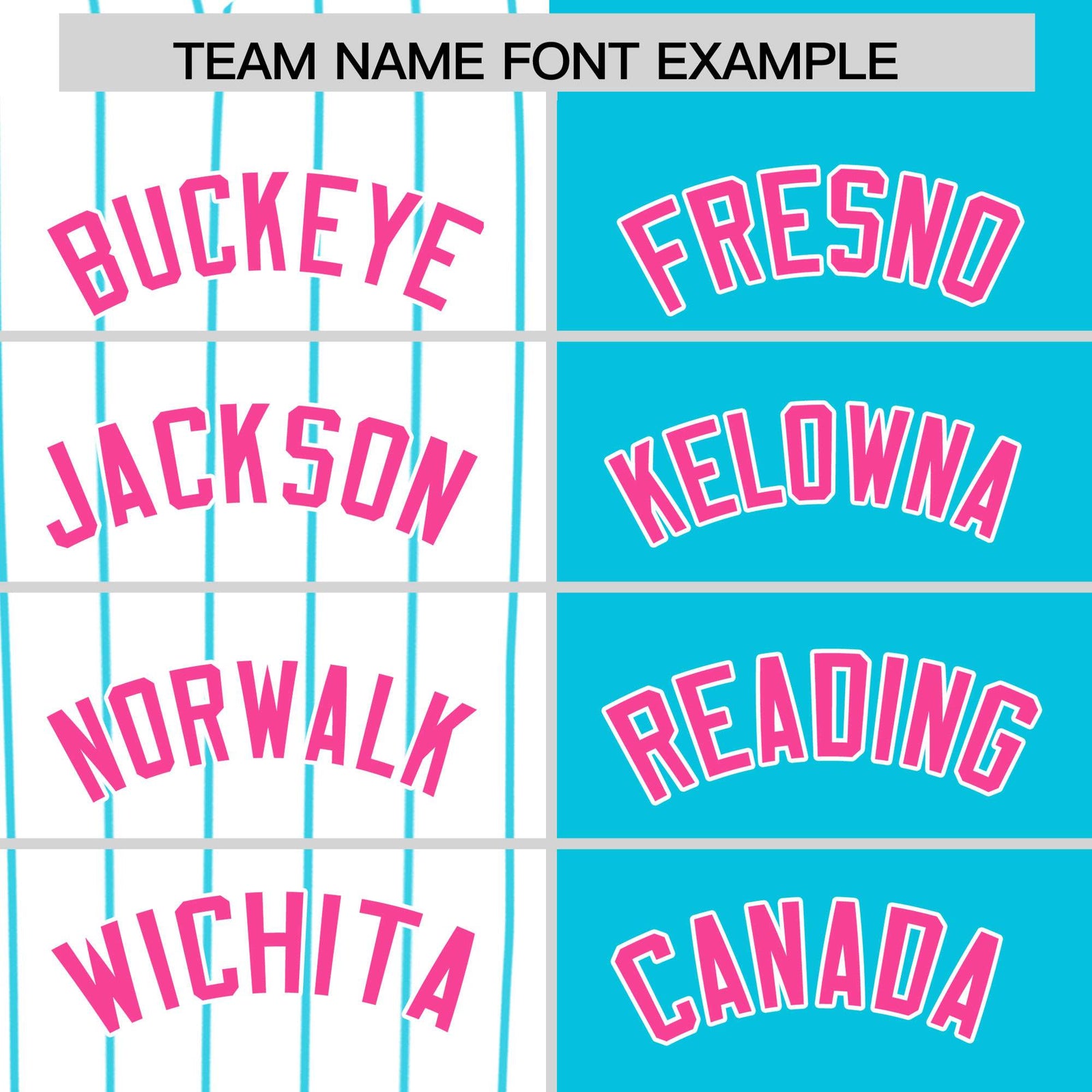 Custom White Sky Blue and Pink Pinstripe Personalized Raglan Sleeves Authentic Baseball Jersey